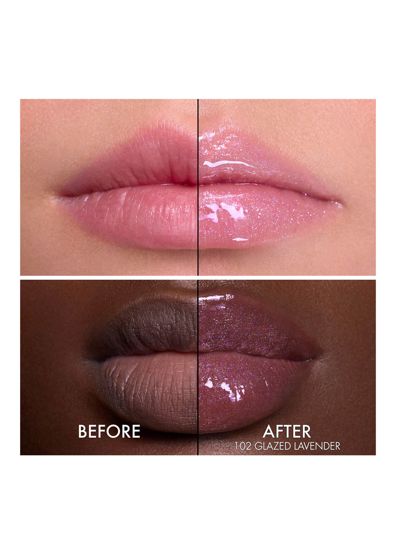 DIOR DIOR ADDICT LIP GLOW BUTTER: 102 GLAZED LAVENDER