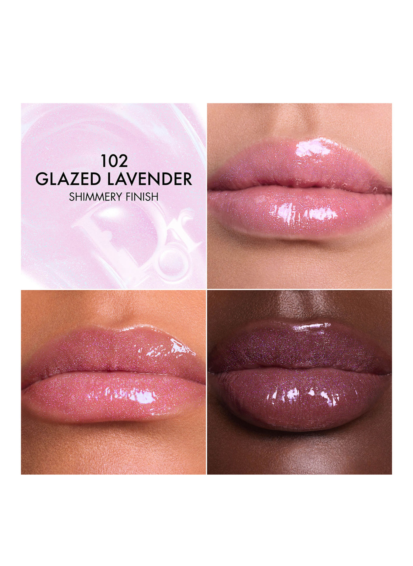 DIOR DIOR ADDICT LIP GLOW BUTTER: 102 GLAZED LAVENDER