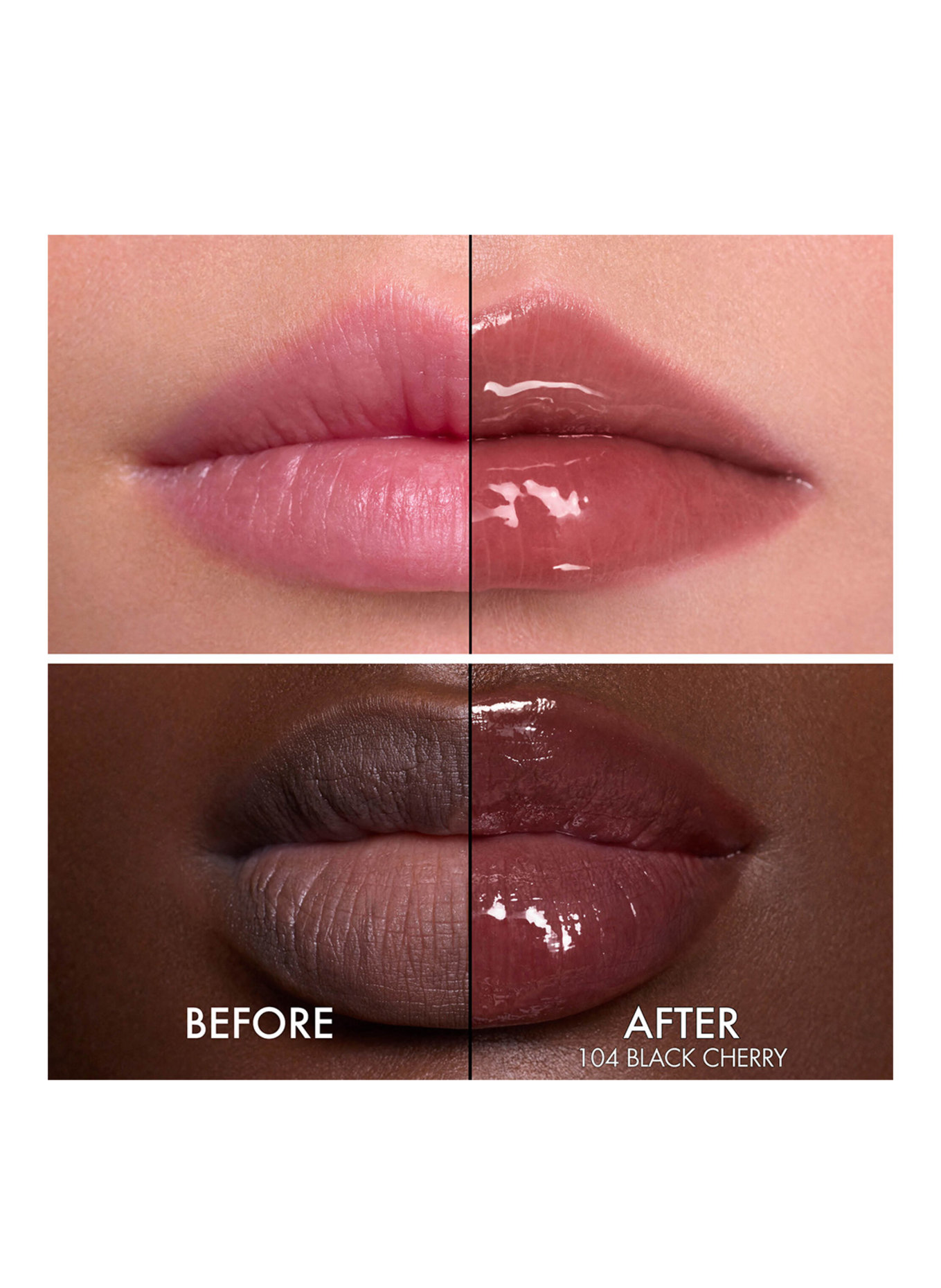 DIOR DIOR ADDICT LIP GLOW BUTTER: 104 BLACK CHERRY