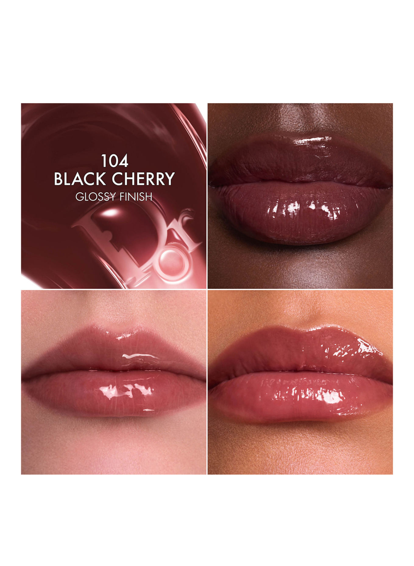 DIOR DIOR ADDICT LIP GLOW BUTTER: 104 BLACK CHERRY