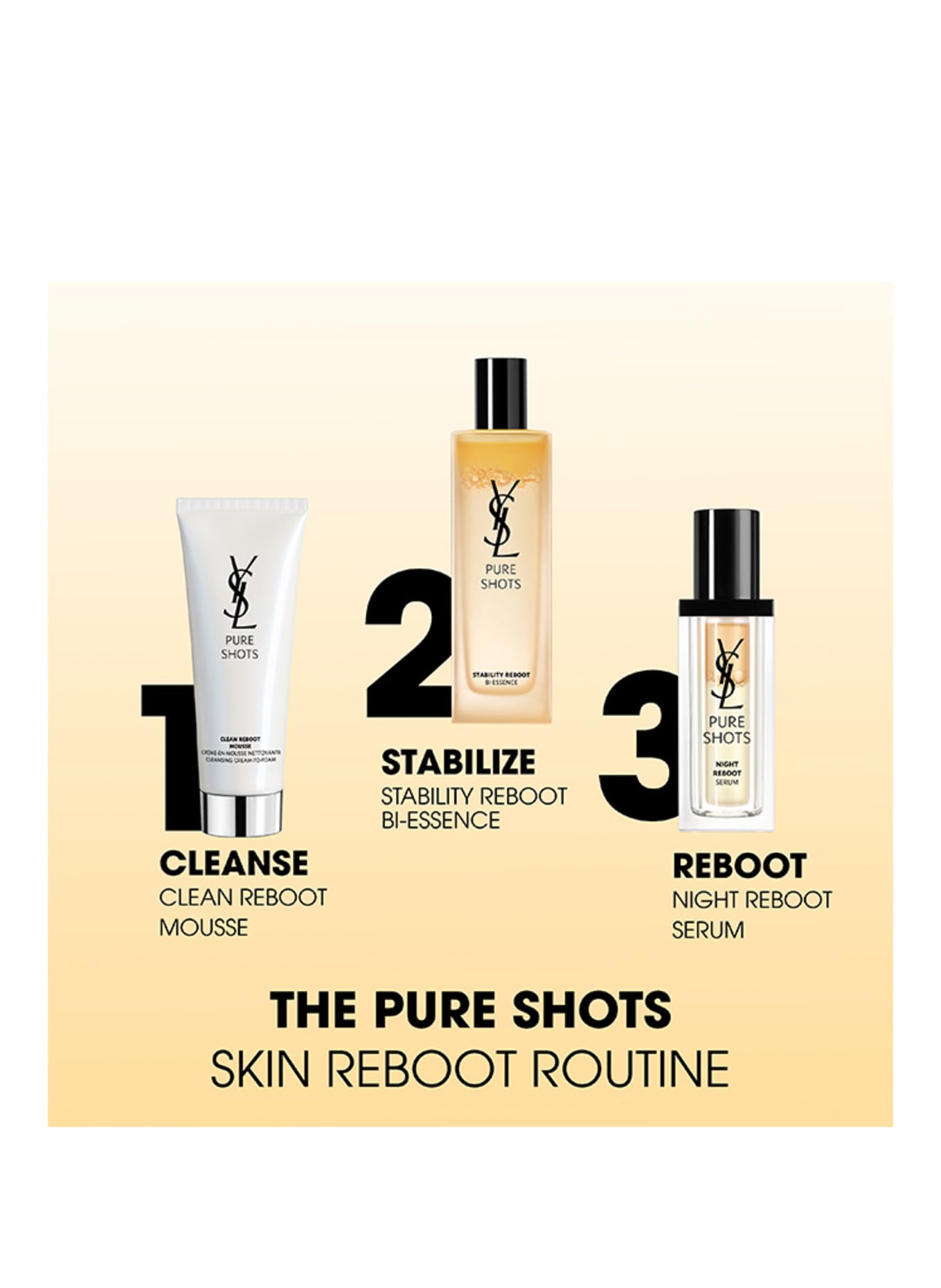 YVES SAINT LAURENT BEAUTÉ PURE SHOTS STABILITEIT REBOOT