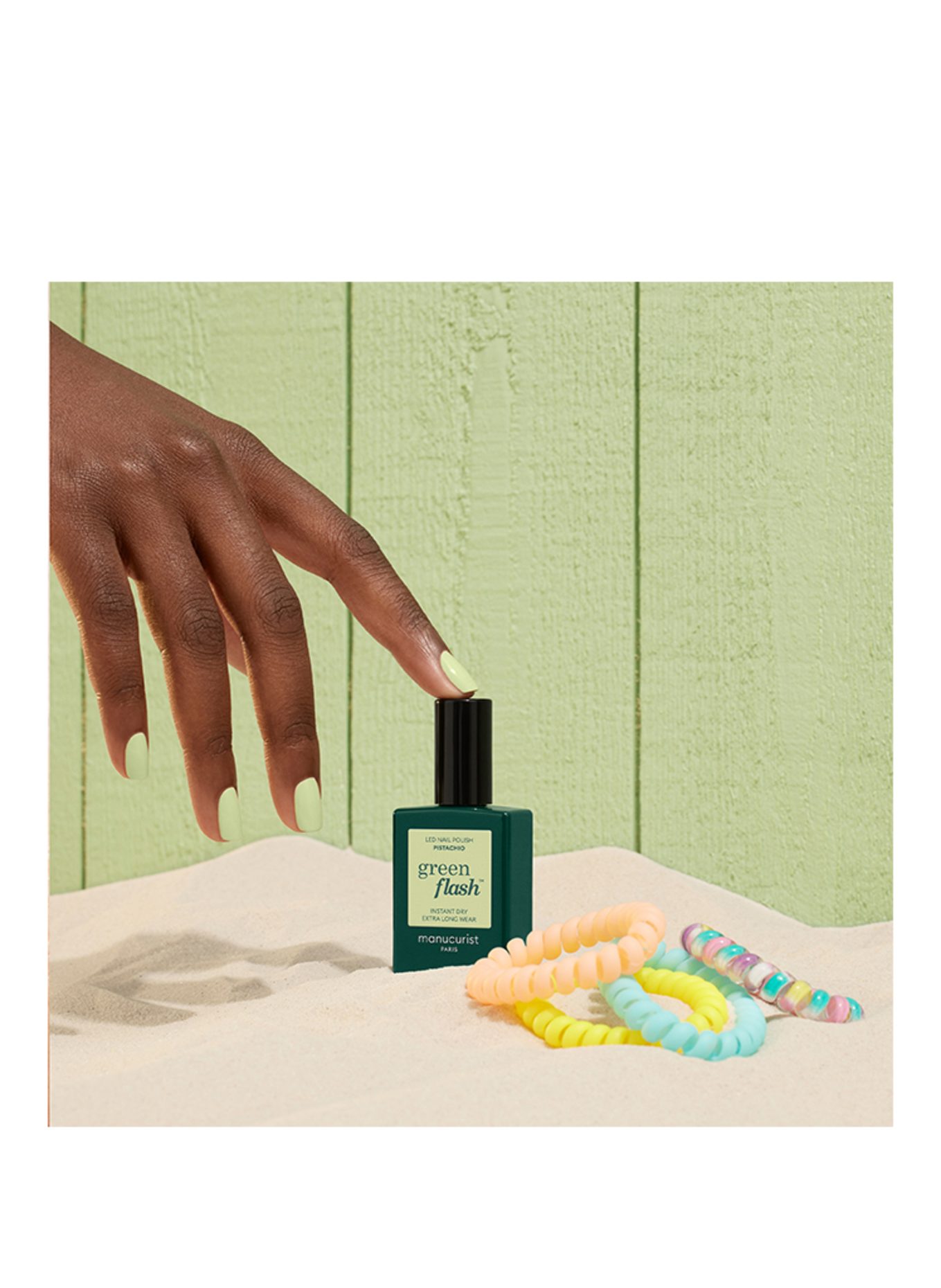 manucurist GREEN FLASH - LED NAIL POLISH: PISTACHIO