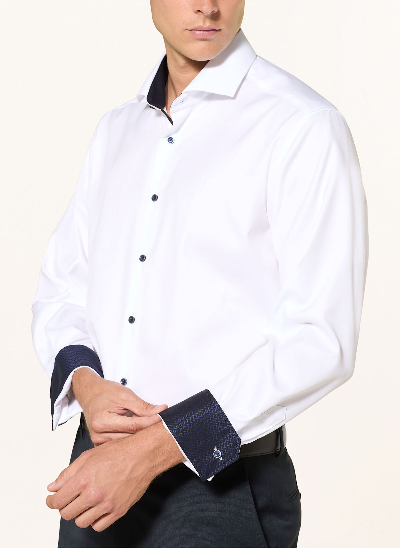 ETERNA Shirt modern fit: WHITE