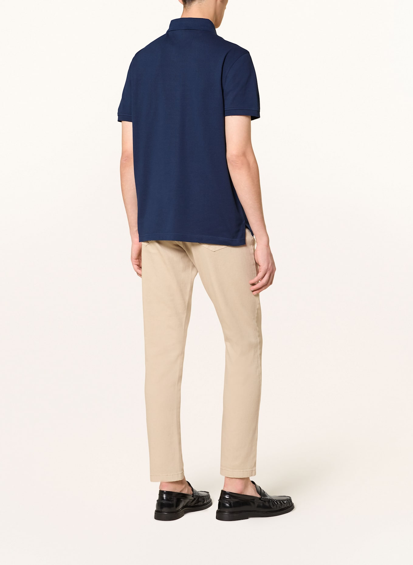 TOMMY HILFIGER Piqué-Poloshirt Regular Fit: DUNKELBLAU