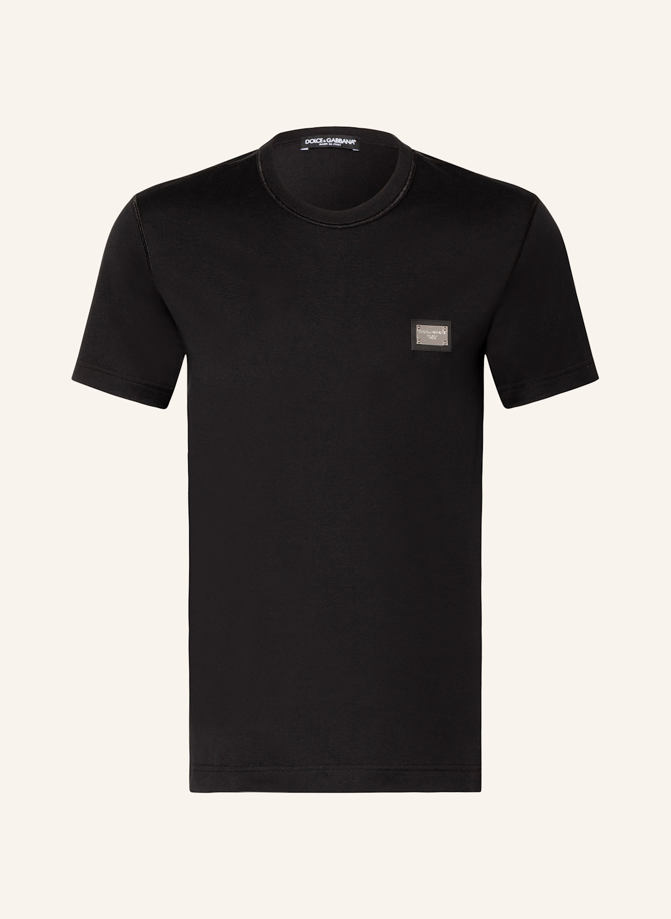 DOLCE & GABBANA Tričko: ČERNÁ