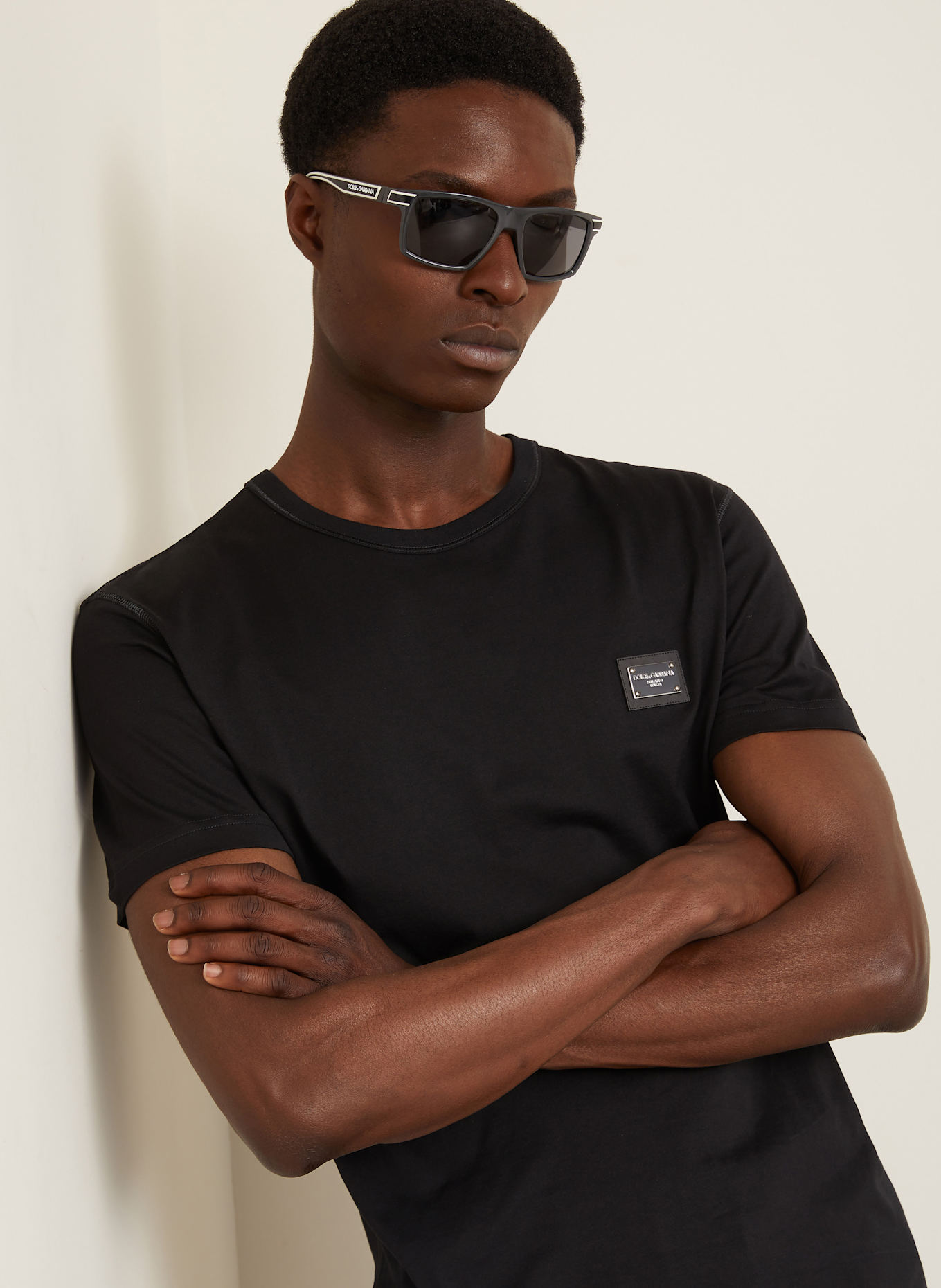 DOLCE & GABBANA Tričko: ČERNÁ