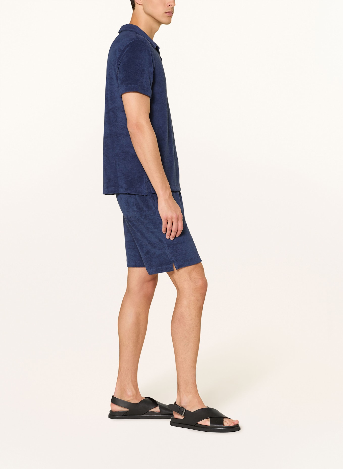 POLO RALPH LAUREN Frotteeshorts: DONKERBLAUW