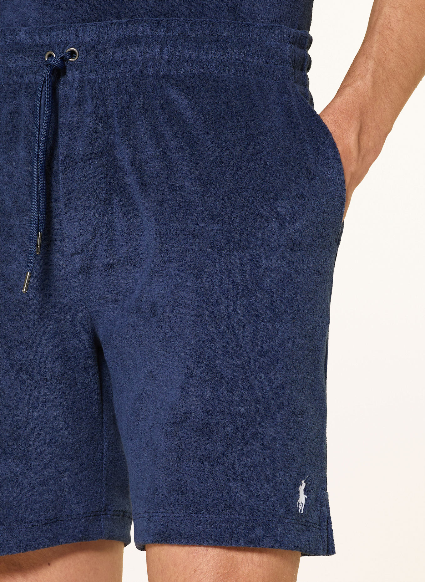 POLO RALPH LAUREN Frotteeshorts: DONKERBLAUW