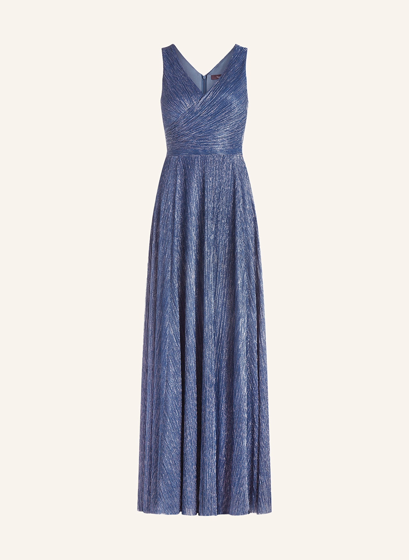 Vera Mont Abendkleid mit Glitzergarn: DUNKELBLAU / SILBER