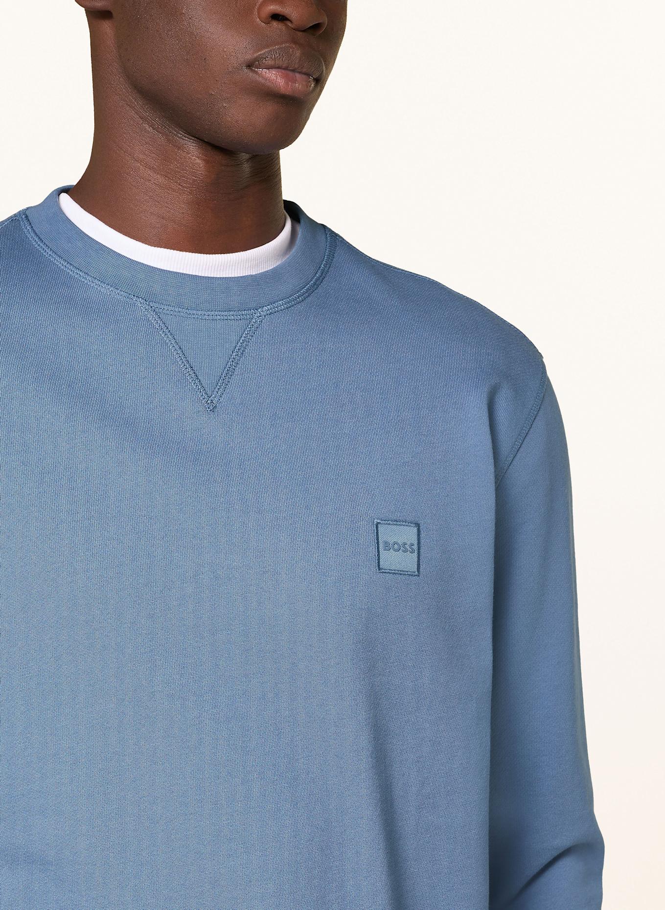 BOSS Sweatshirt WESTART: BLAU