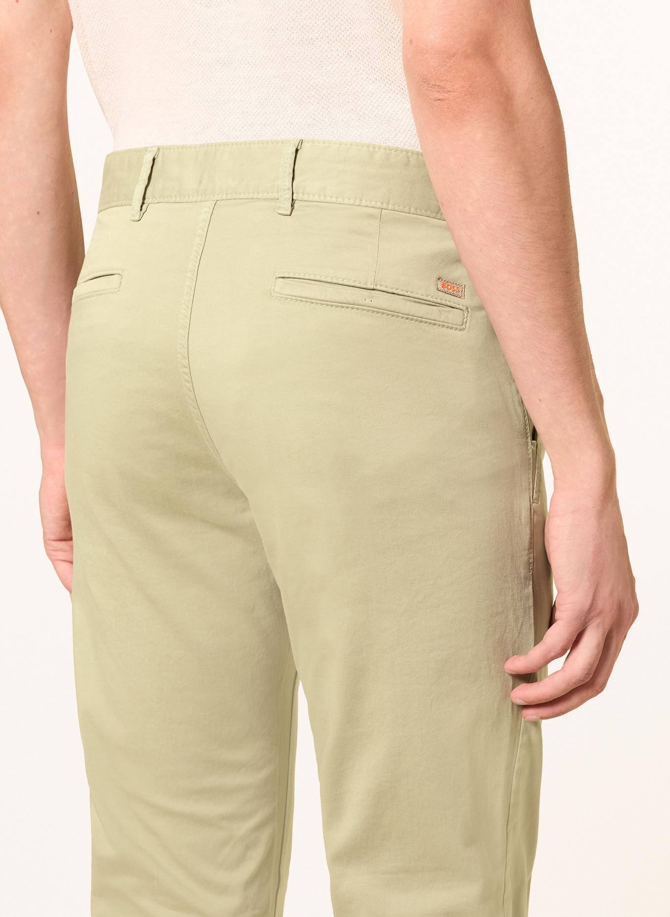 BOSS Chino CHINO Slim Fit: HELLGRÜN