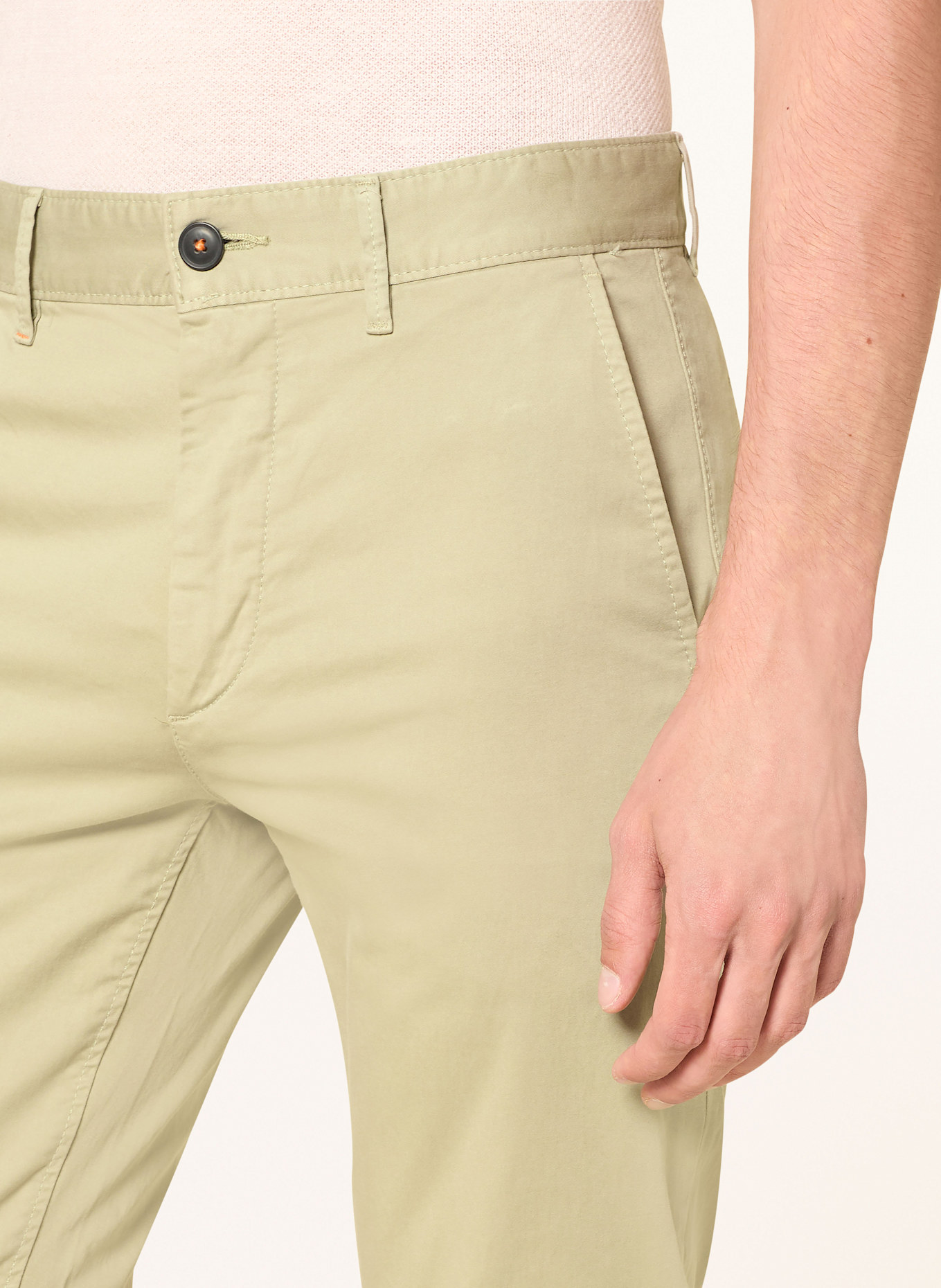 BOSS Chino CHINO Slim Fit: HELLGRÜN