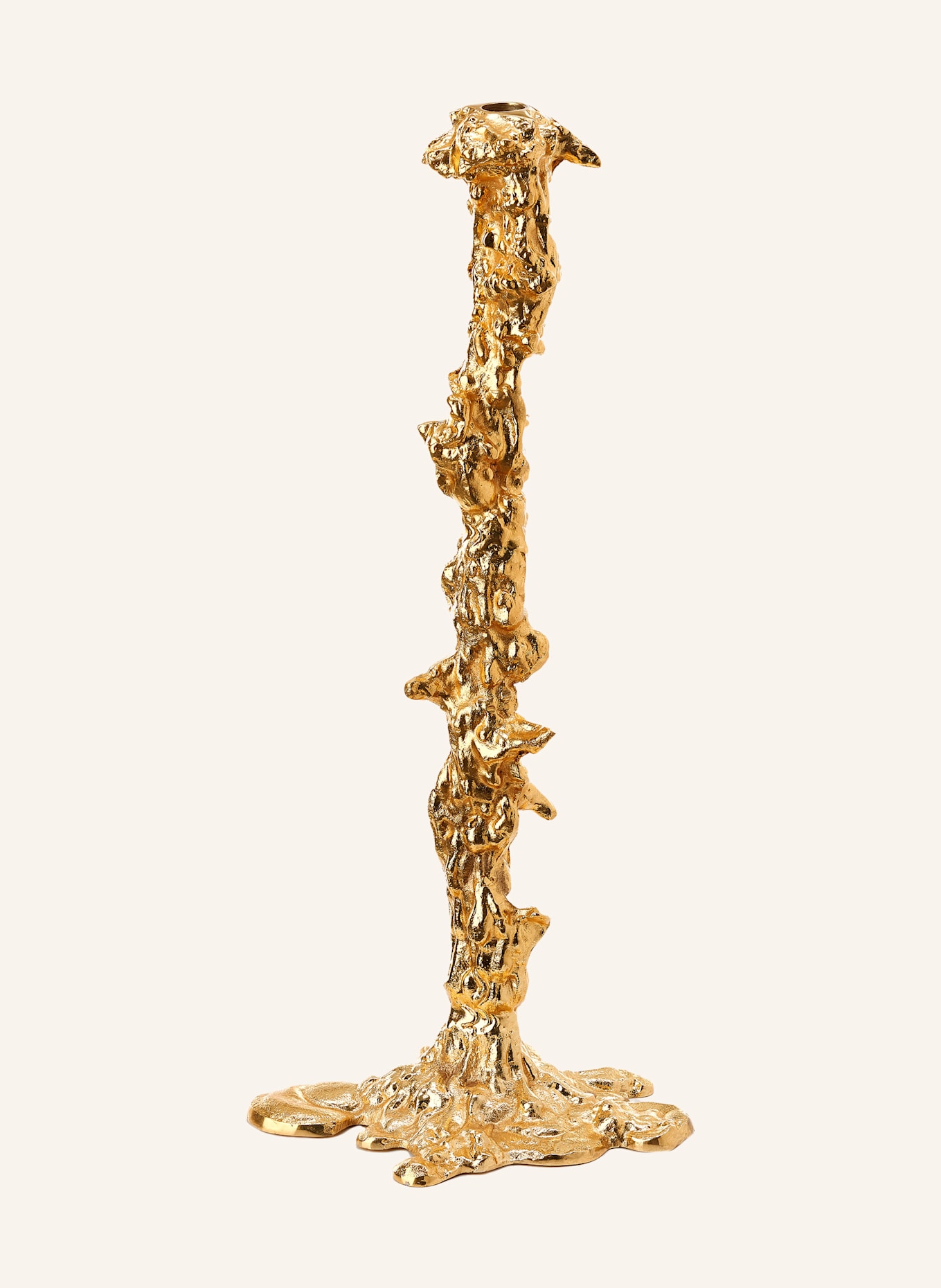 POLSPOTTEN Kerzenhalter DRIP XXL: GOLD