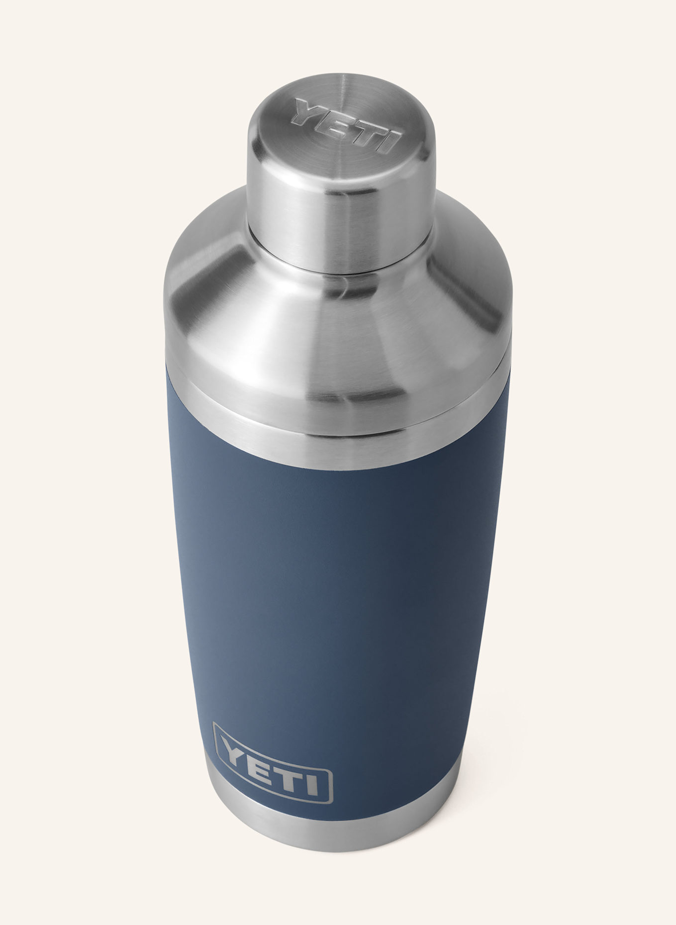 YETI Shaker do koktajli RAMBLER®: GRANATOWY / SREBRNY