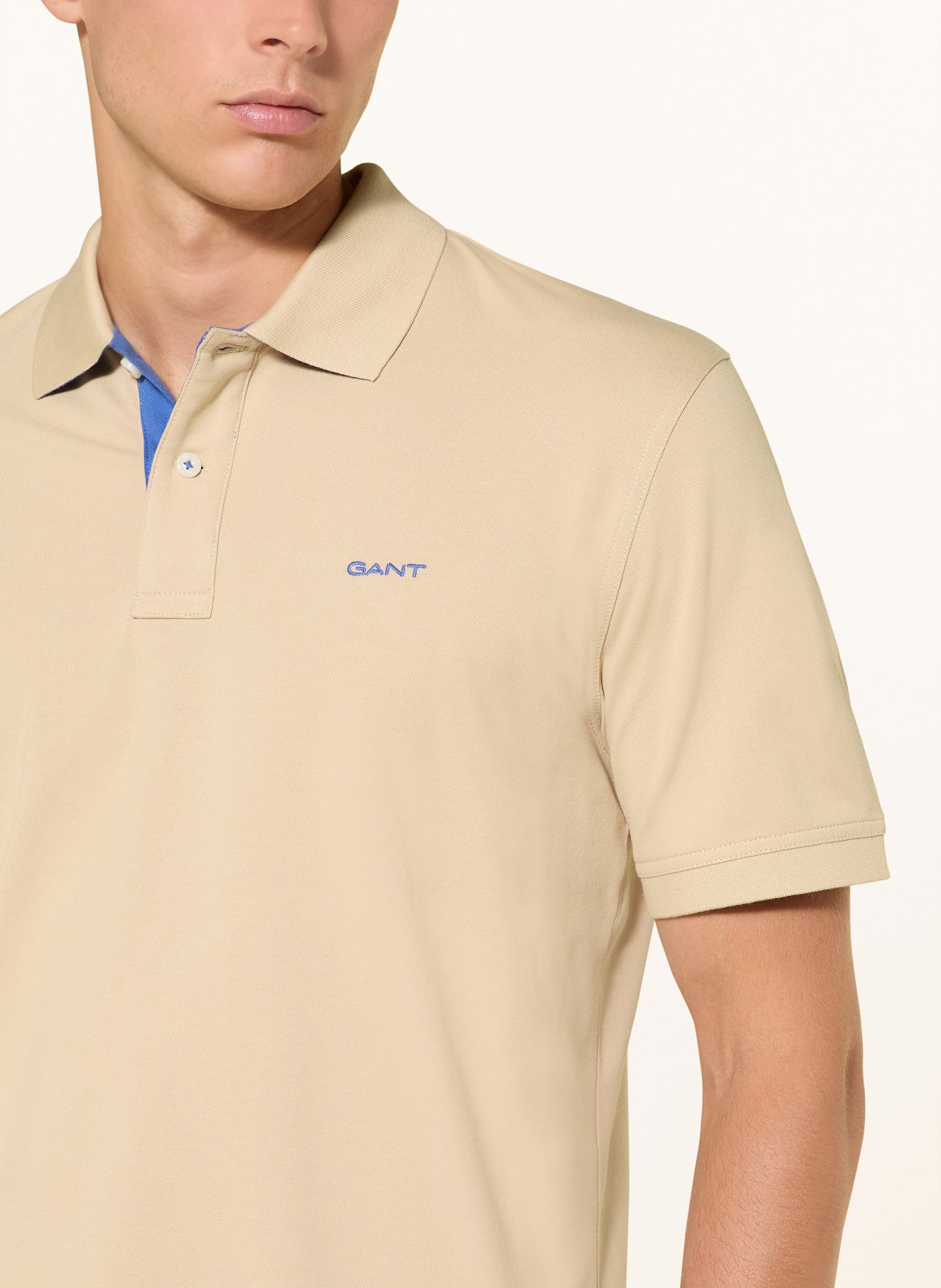 GANT Piqué-Poloshirt: BEIGE