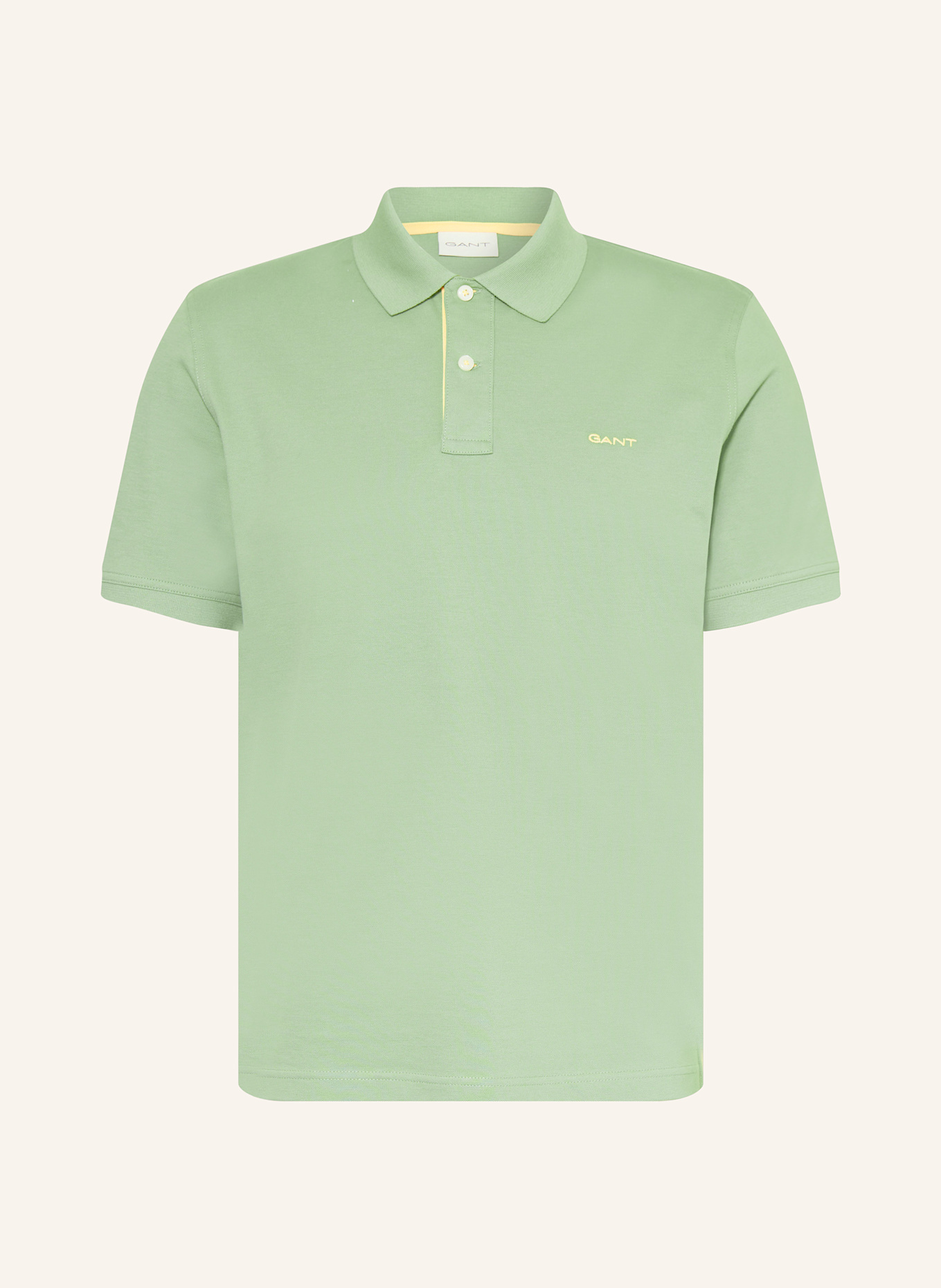 GANT Piqué-Poloshirt: HELLGRÜN