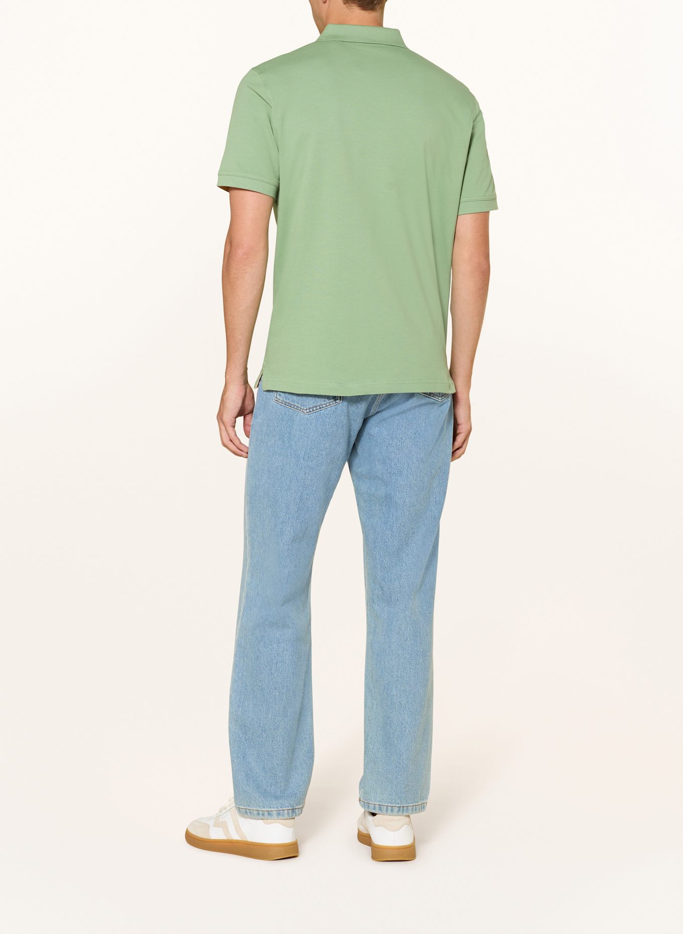 GANT Piqué-Poloshirt: HELLGRÜN