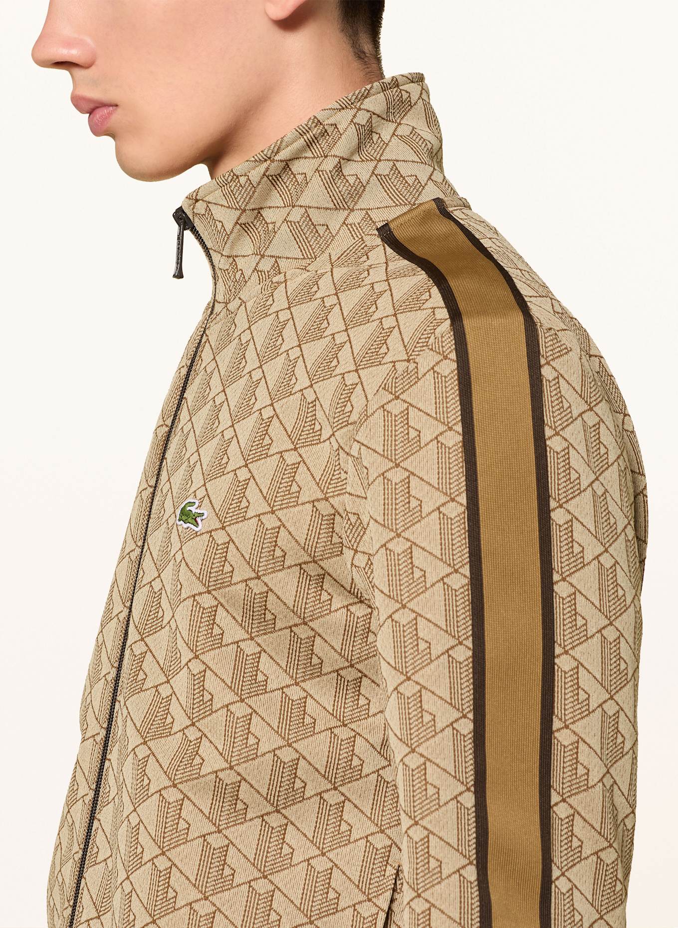 LACOSTE Trainingsjacke: 6IR CROISSANT/COOKIE-PORT 0