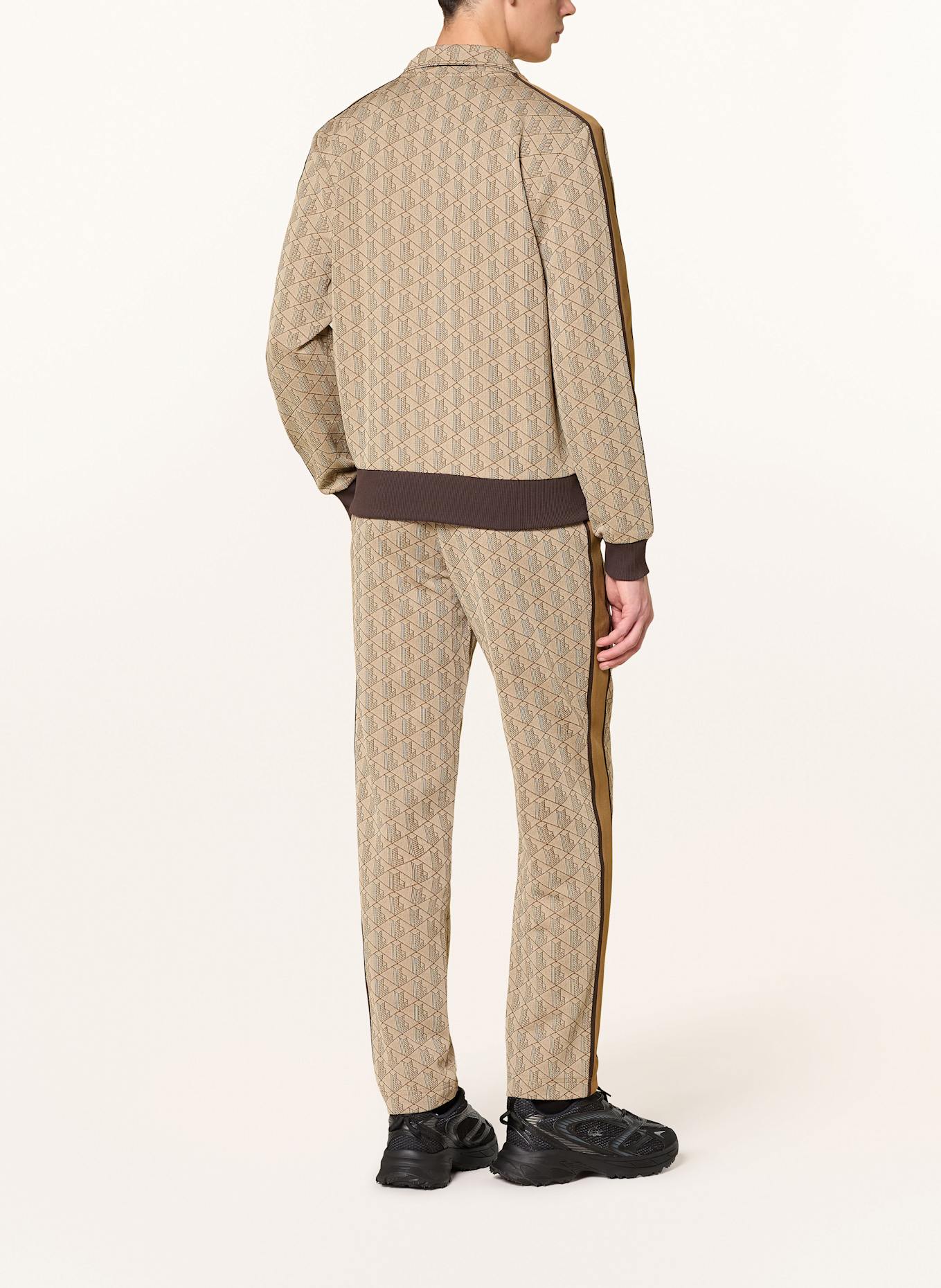 LACOSTE Track Pants: HELLBRAUN/ BRAUN