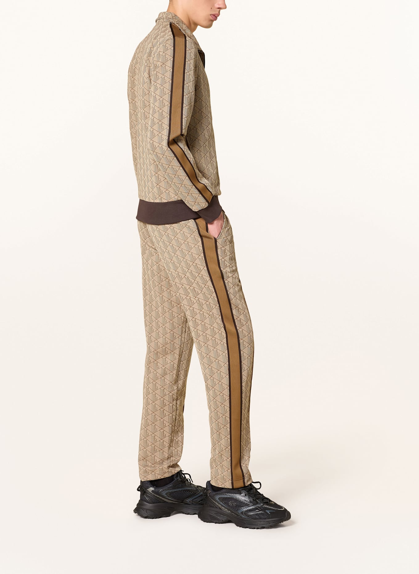 LACOSTE Track Pants: HELLBRAUN/ BRAUN