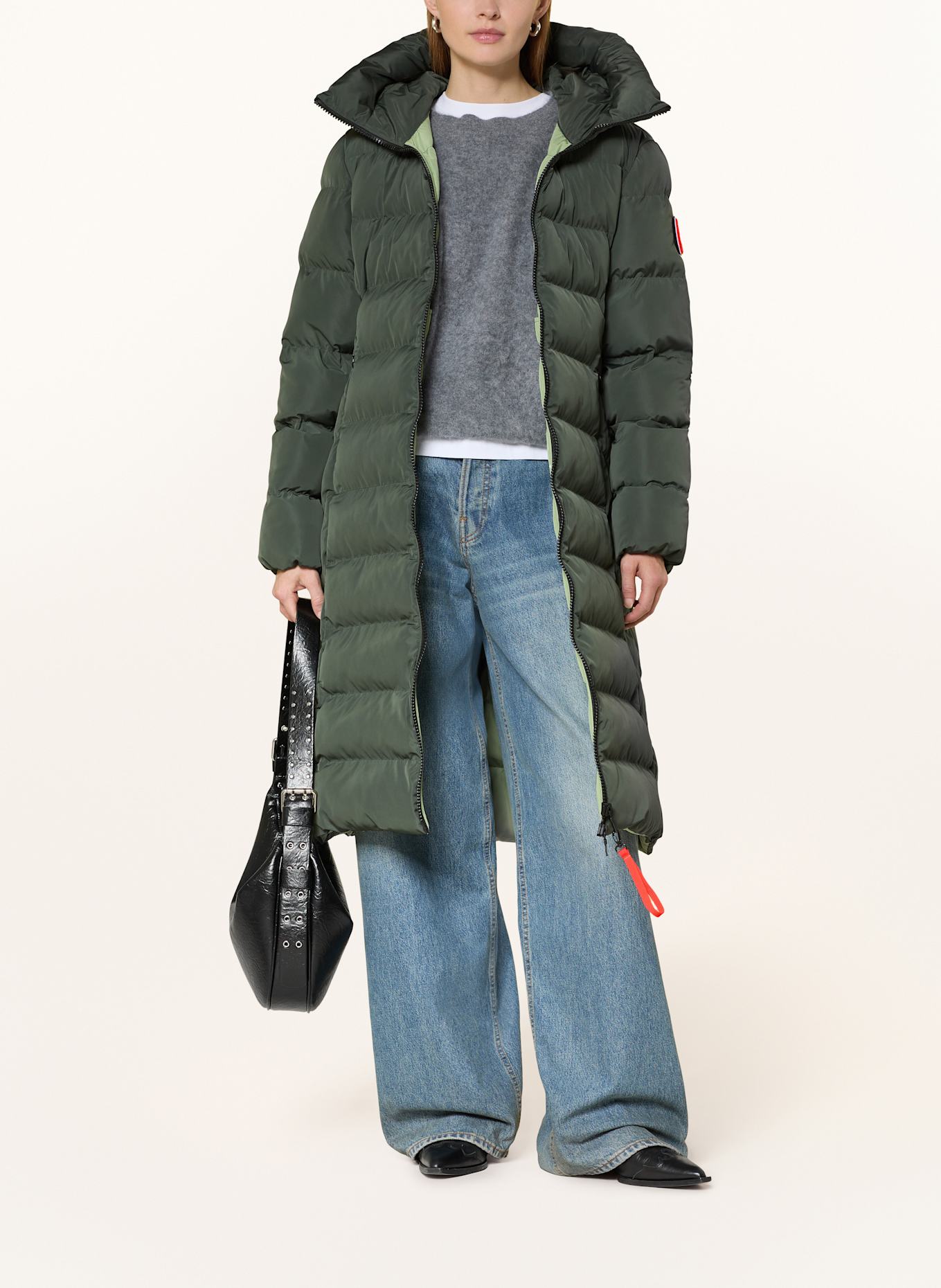 No.1 Como Steppmantel ZUERS: DUNKELGRÜN