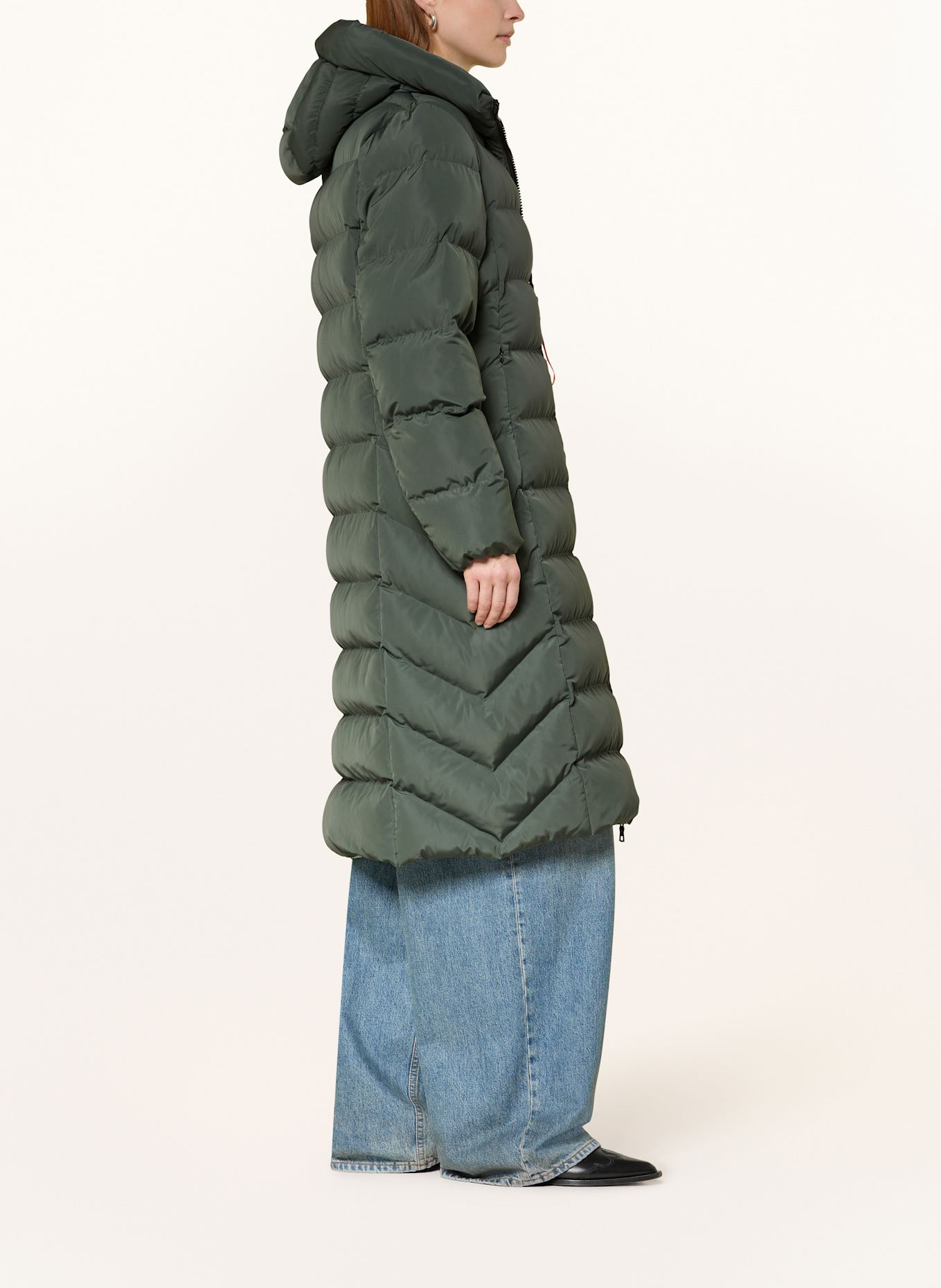 No.1 Como Steppmantel ZUERS: DUNKELGRÜN