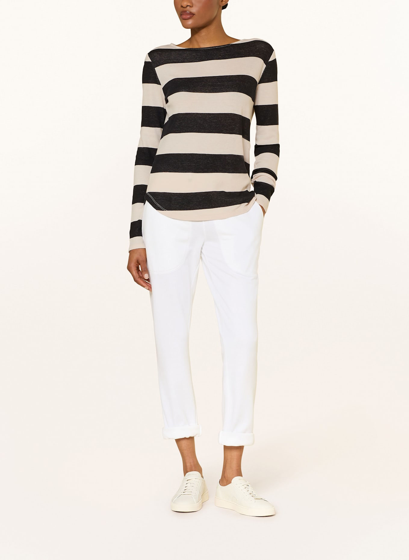 Juvia Pullover MARA: WEISS / SCHWARZ