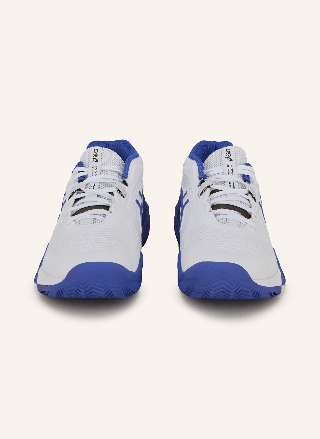 ASICS Tennisschuhe GEL-RESOLUTION X CLAY: WEISS / BLAU