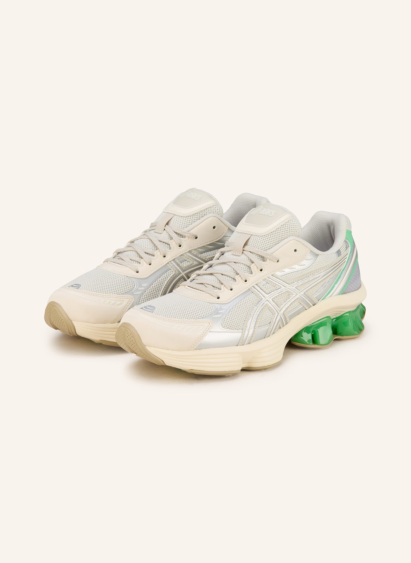 ASICS Sneaker GEL-KINETIC FLUENT: ECRU/ HELLGRAU/ HELLGRÜN