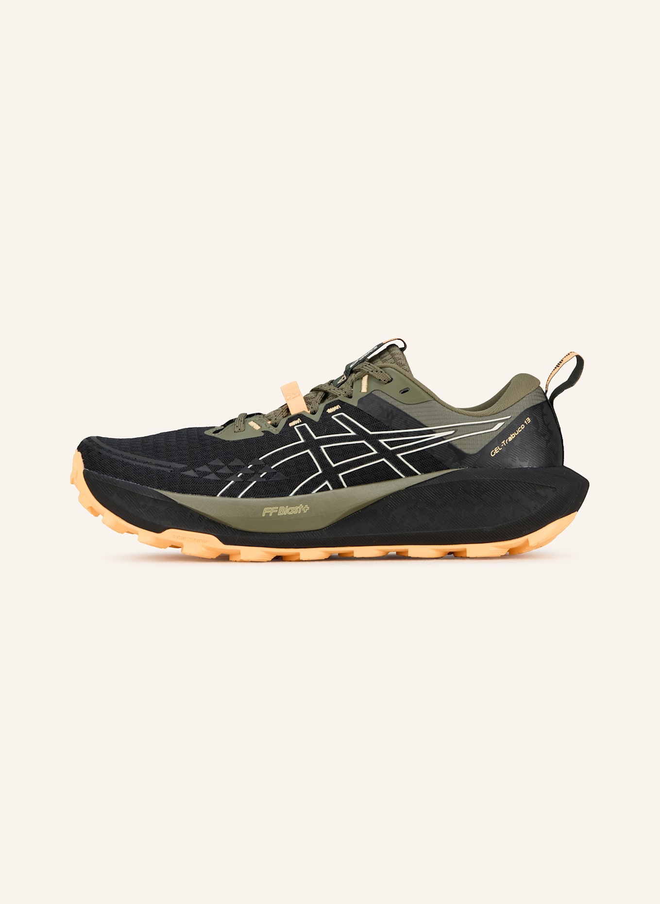 ASICS Trailové boty GEL TRABUCO 13: ČERNÁ/ KRÉMOVÁ