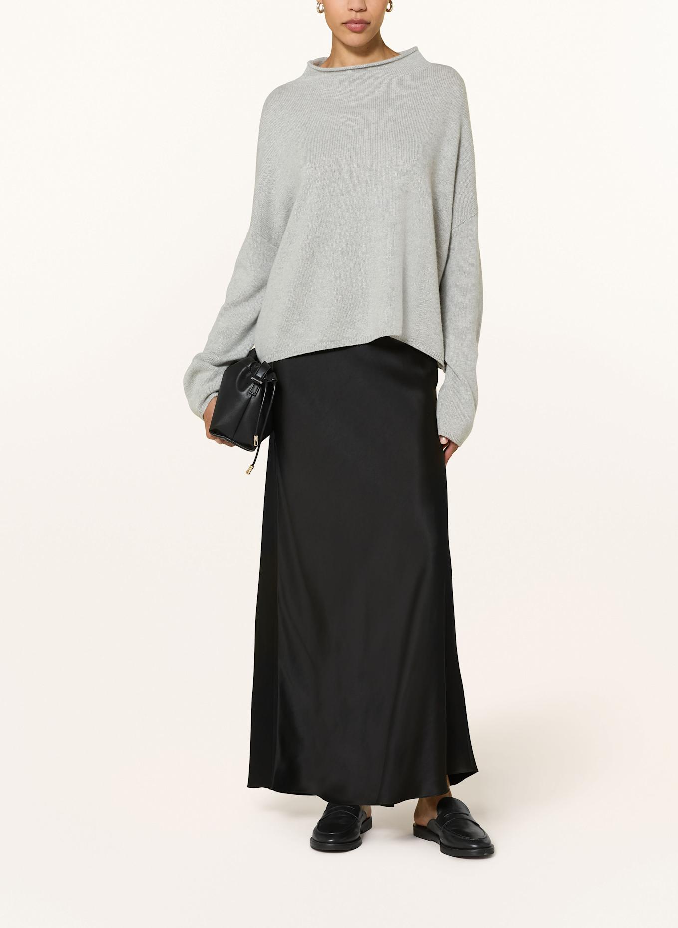 LISA YANG Cashmere-Pullover SANDY: HELLGRAU