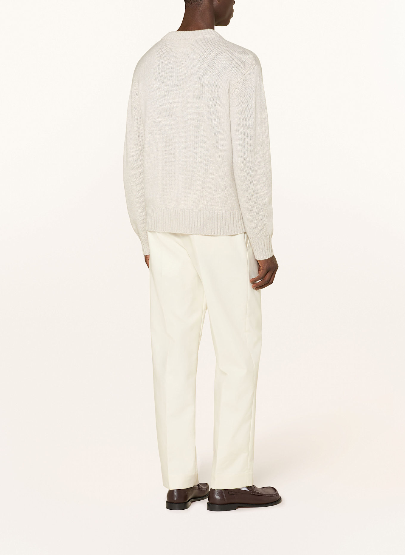 LISA YANG KRISTIAN cashmere sweater: CREAM