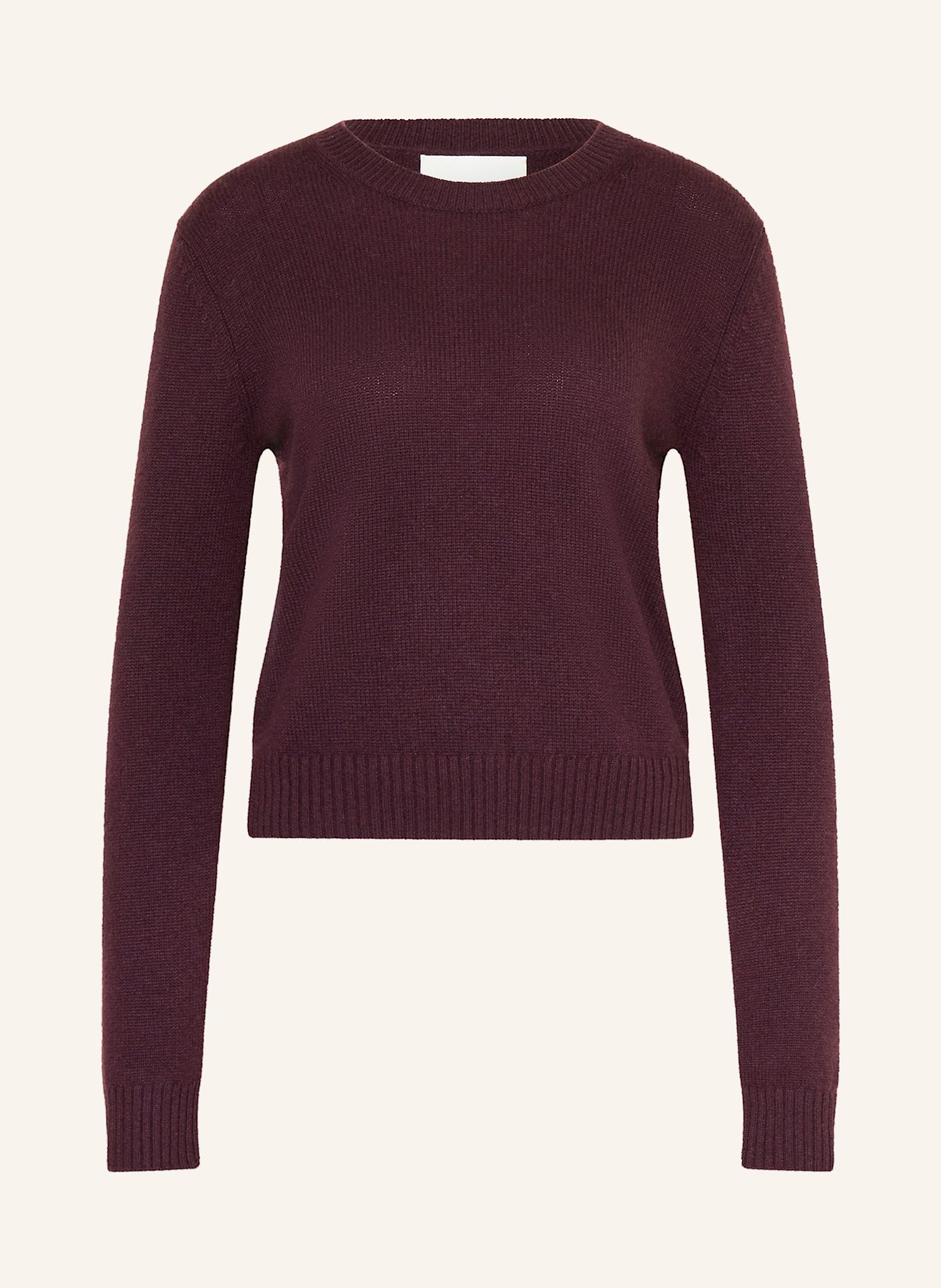 LISA YANG Cashmere-Pullover MABLE: DUNKELLILA