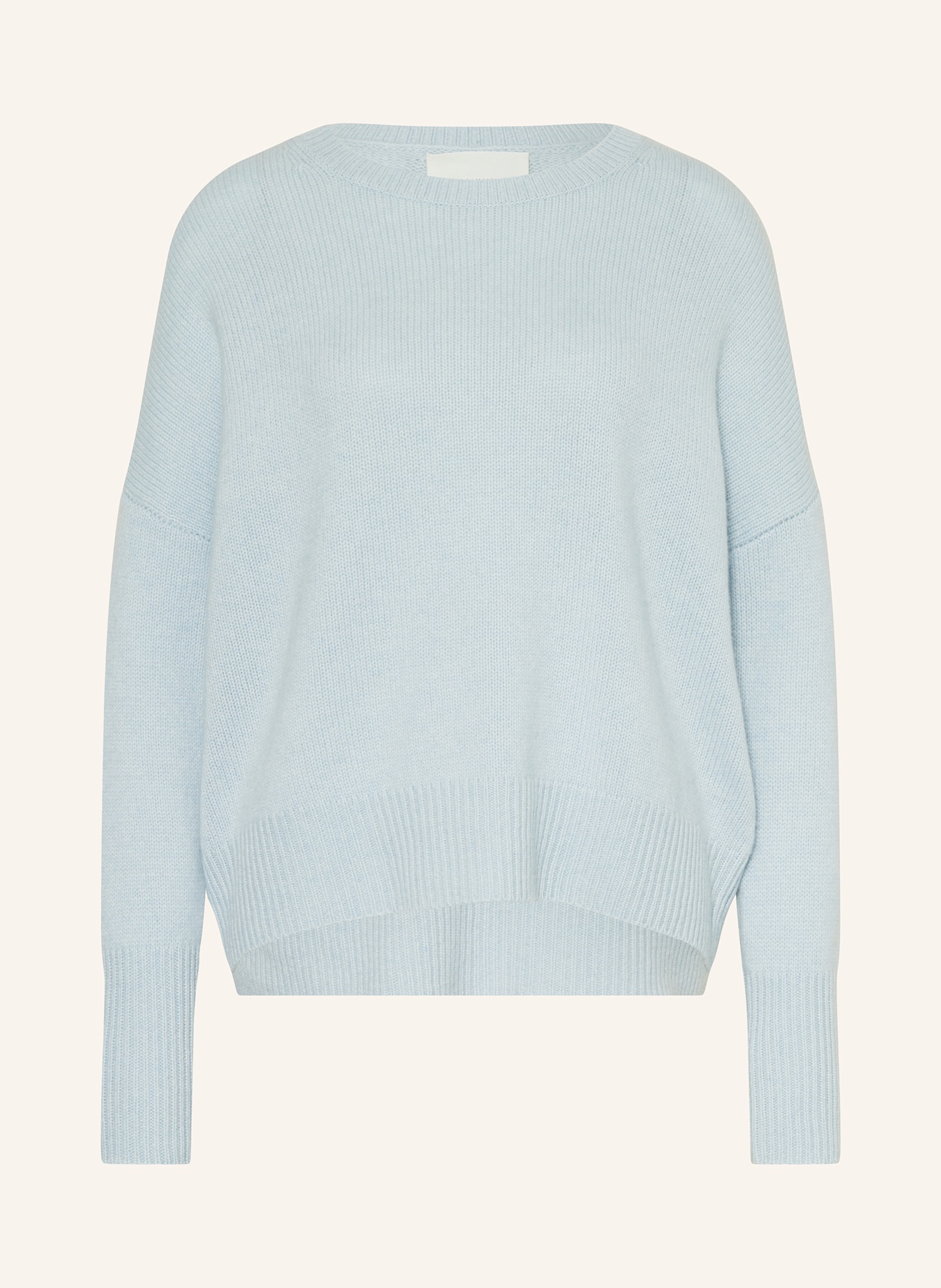 LISA YANG Cashmere-Pullover MILA: HELLBLAU