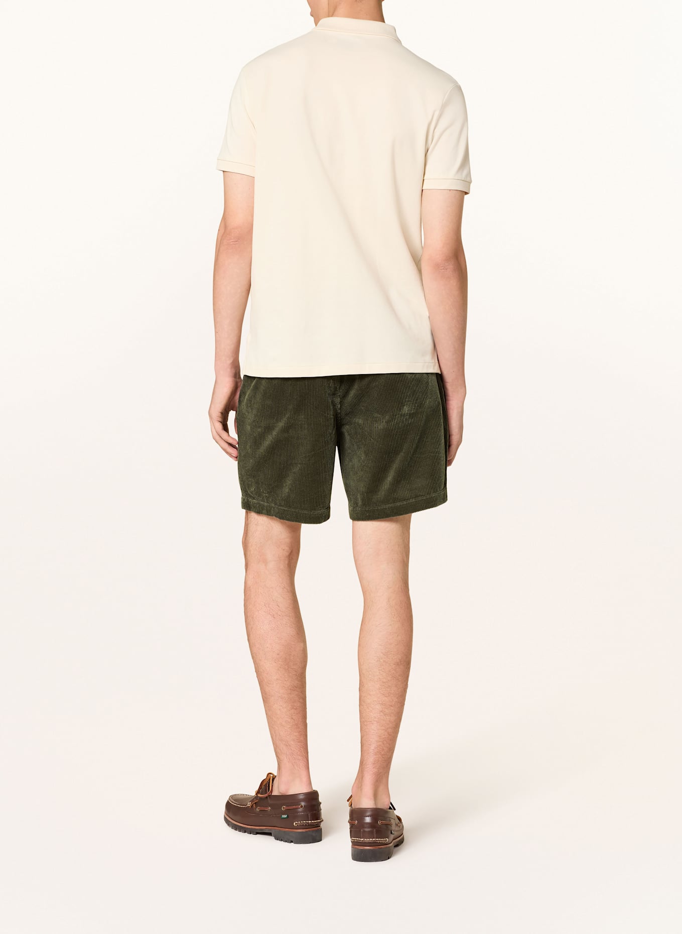 POLO RALPH LAUREN Cord-Shorts Classic Fit: DUNKELGRÜN