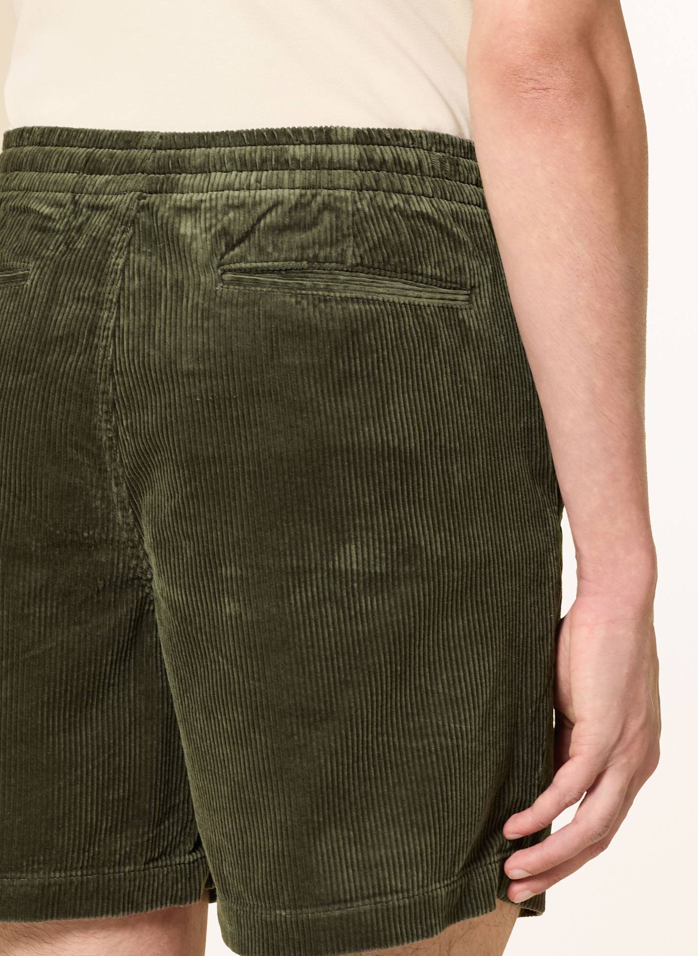 POLO RALPH LAUREN Cord-Shorts Classic Fit: DUNKELGRÜN