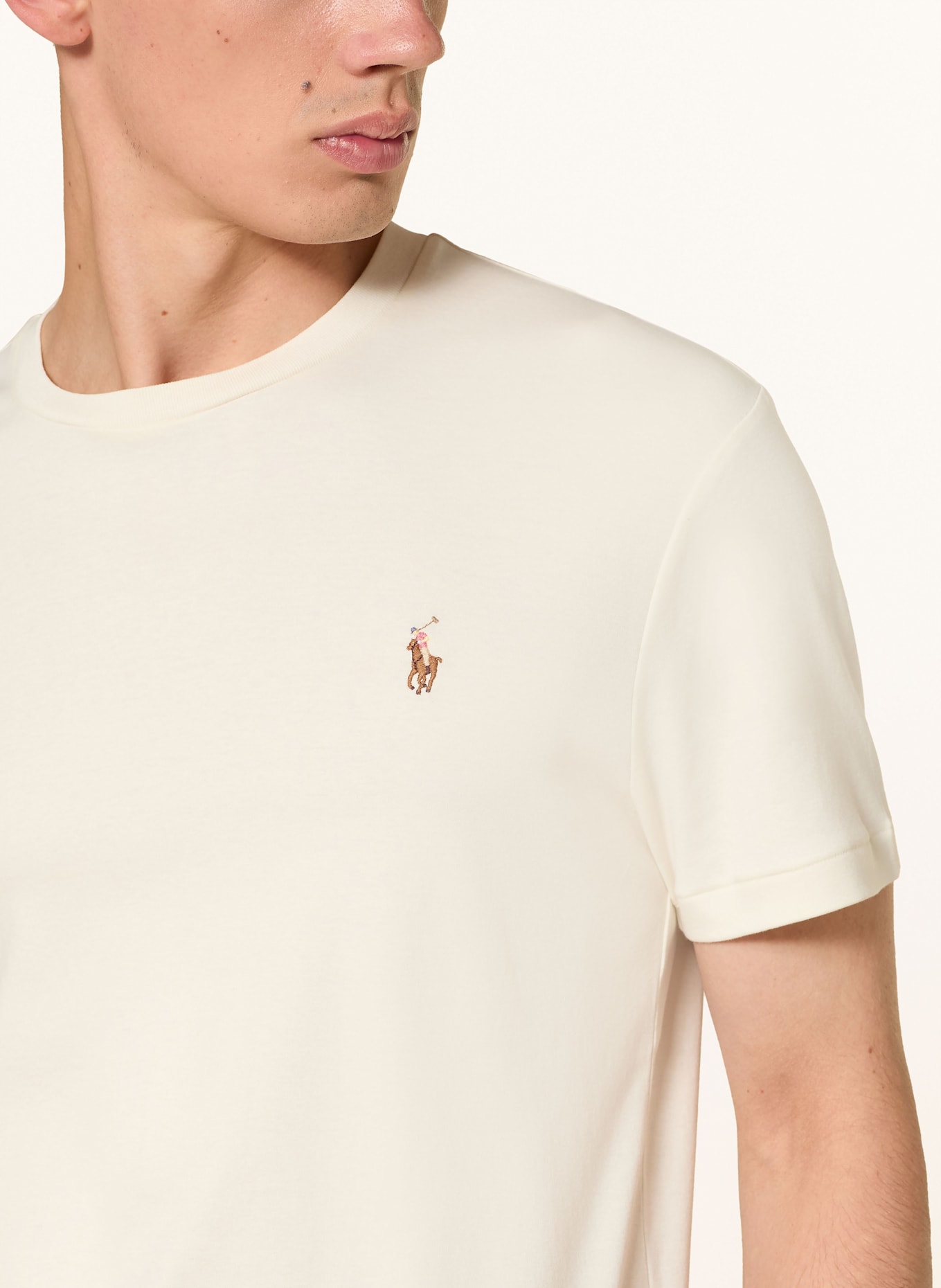 POLO RALPH LAUREN T-shirt: KREMOWY
