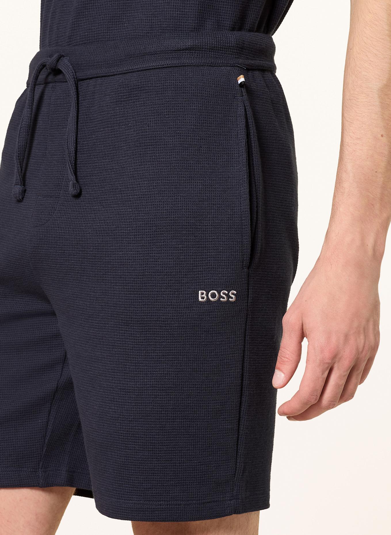 BOSS Schlafshorts: DUNKELBLAU