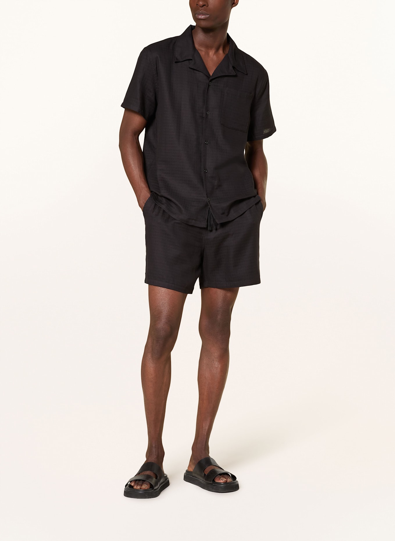 BOSS Shorts VIDA: SCHWARZ