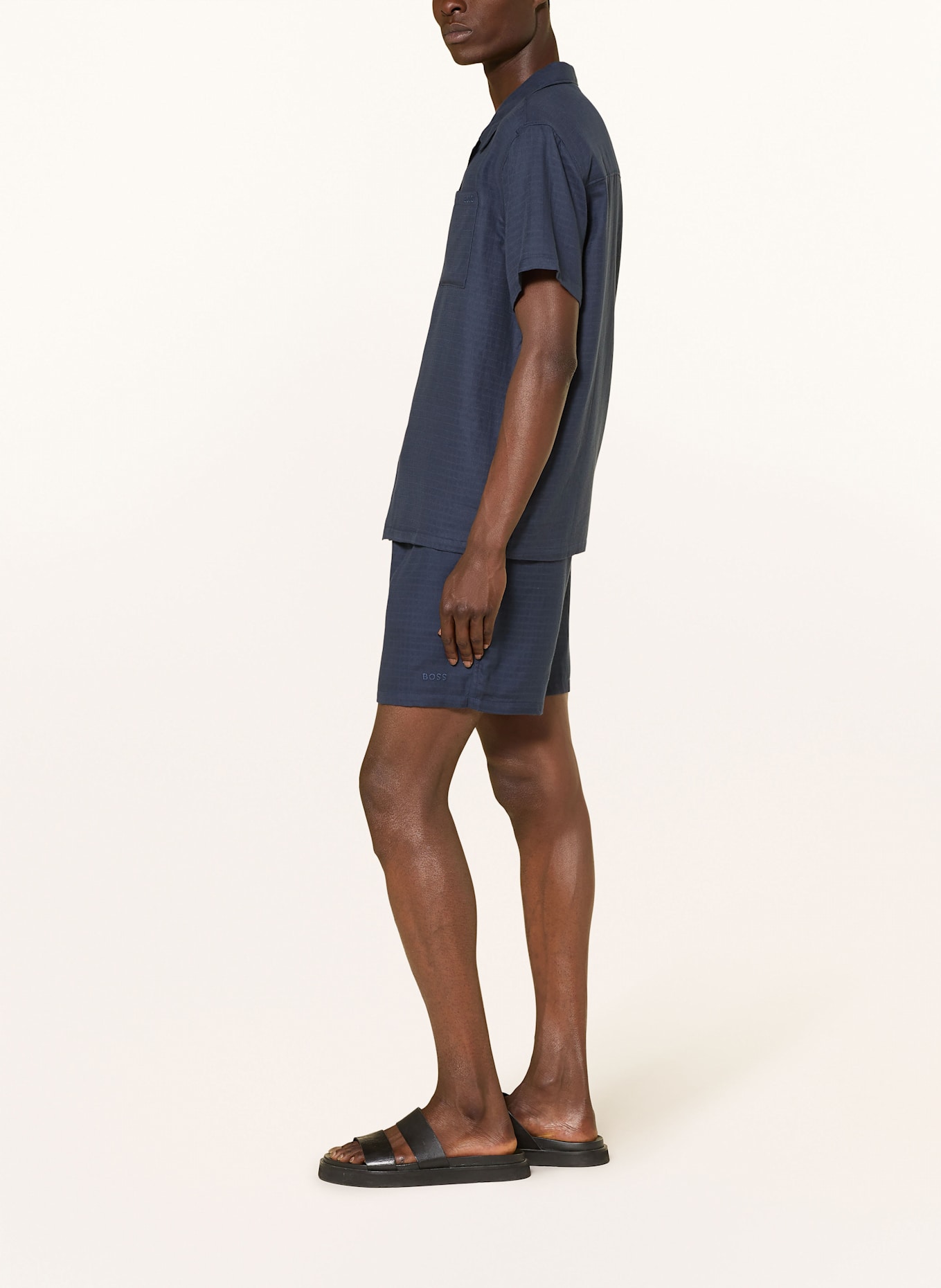 BOSS Shorts VIDA: DUNKELBLAU