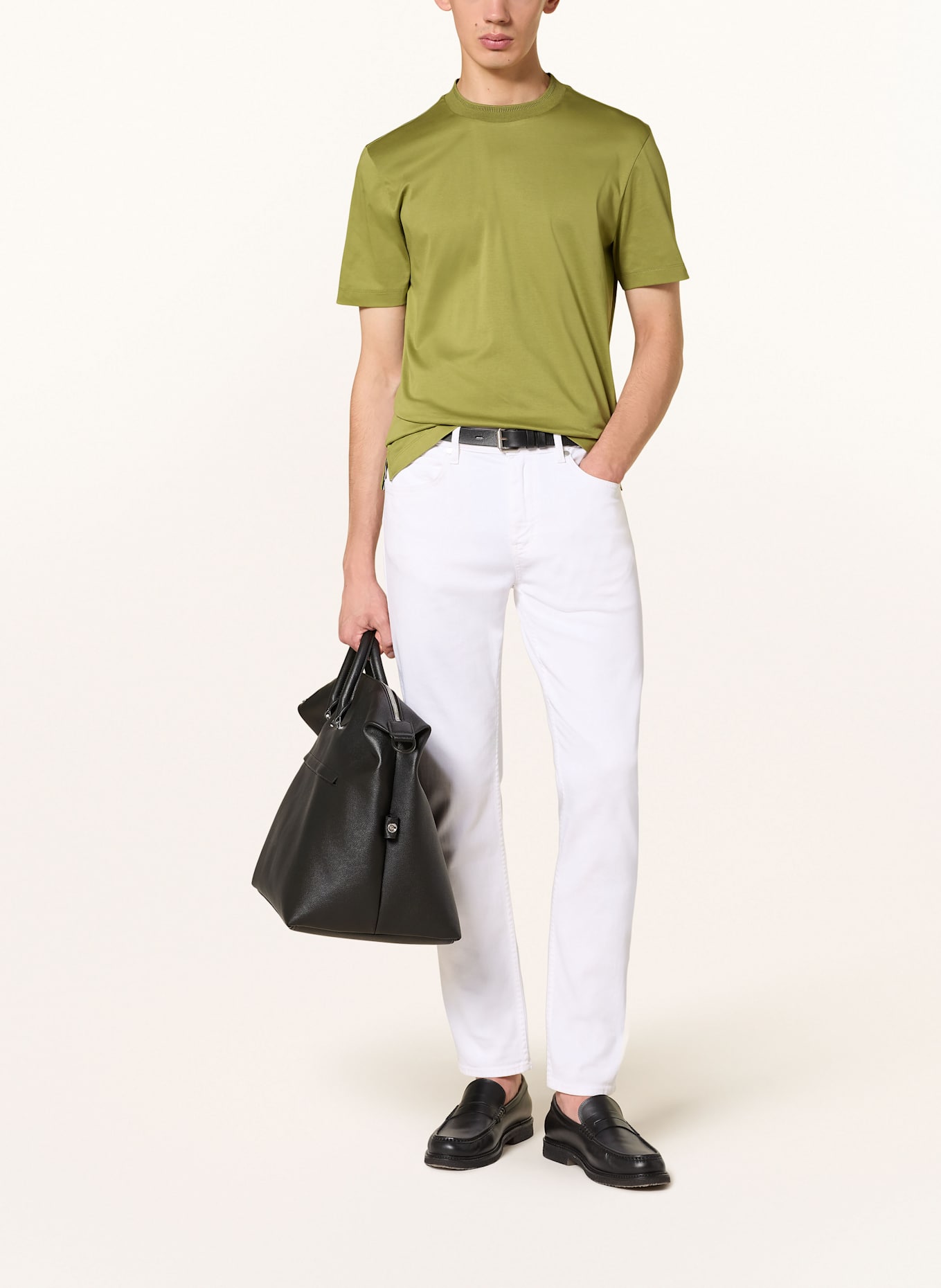 BOSS T-shirt TESSLER: OLIVE