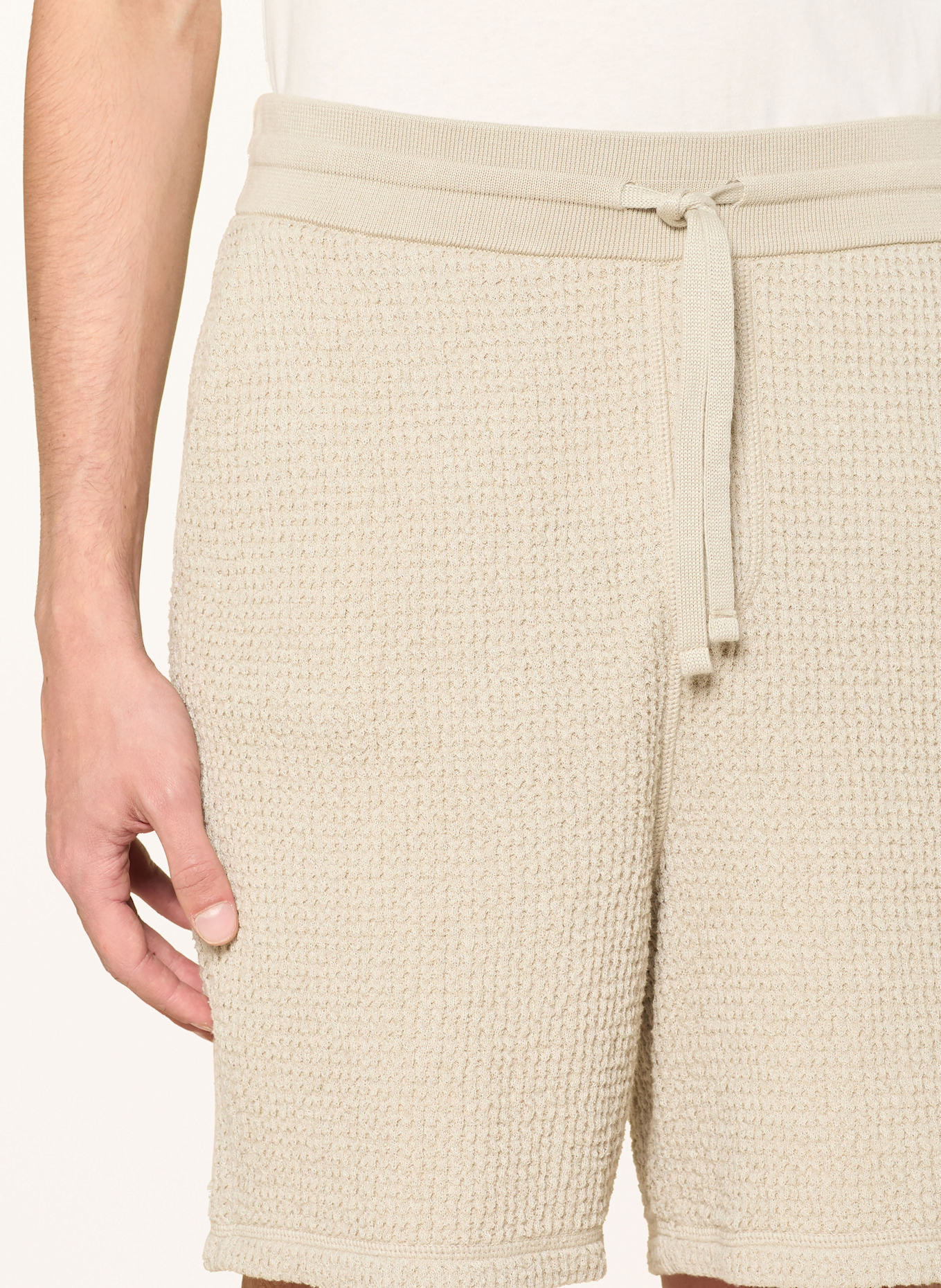 BOSS Strickshorts AMOFFLE: BEIGE