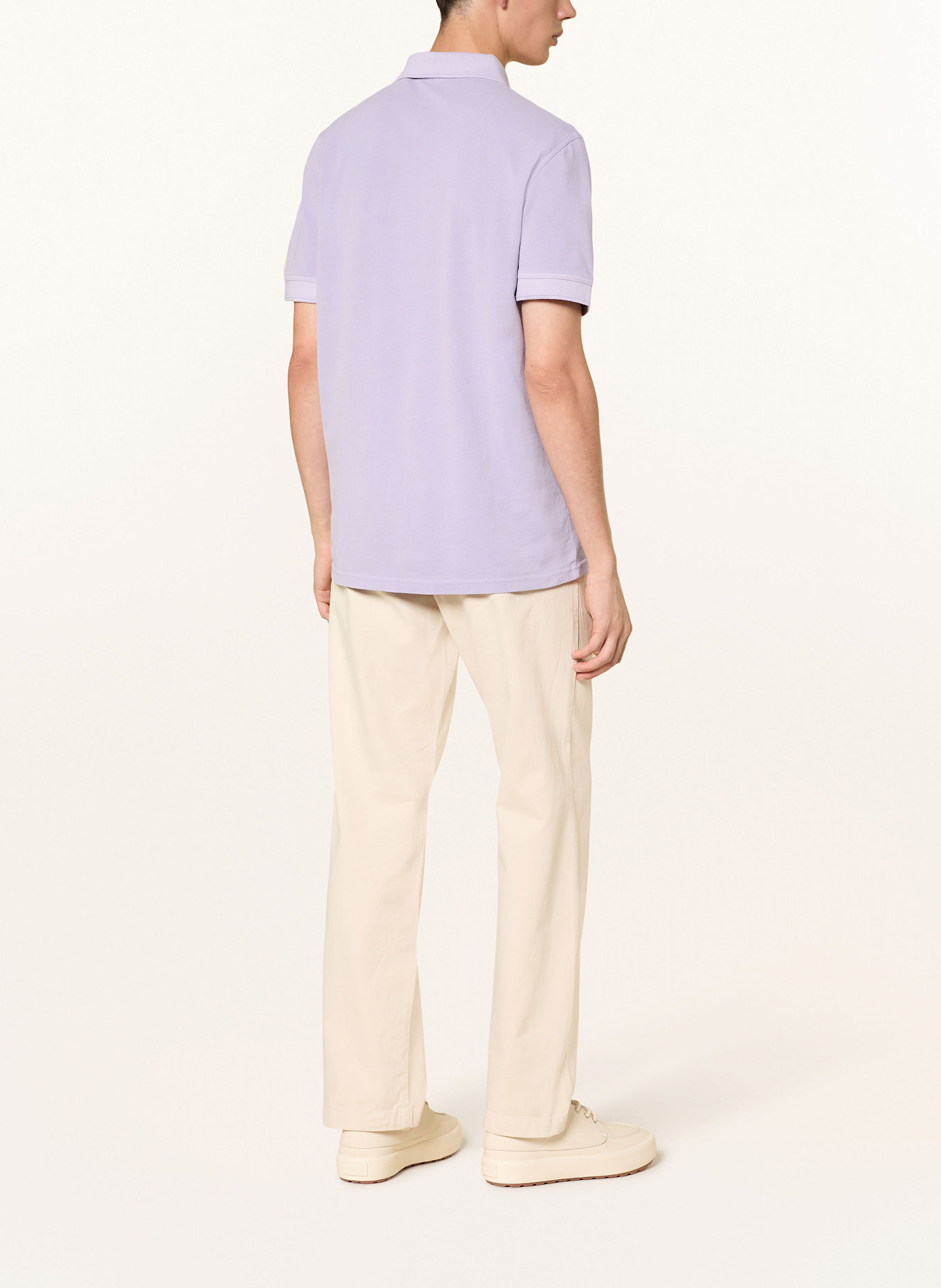 BOSS Piqué-Poloshirt PRIME: HELLLILA