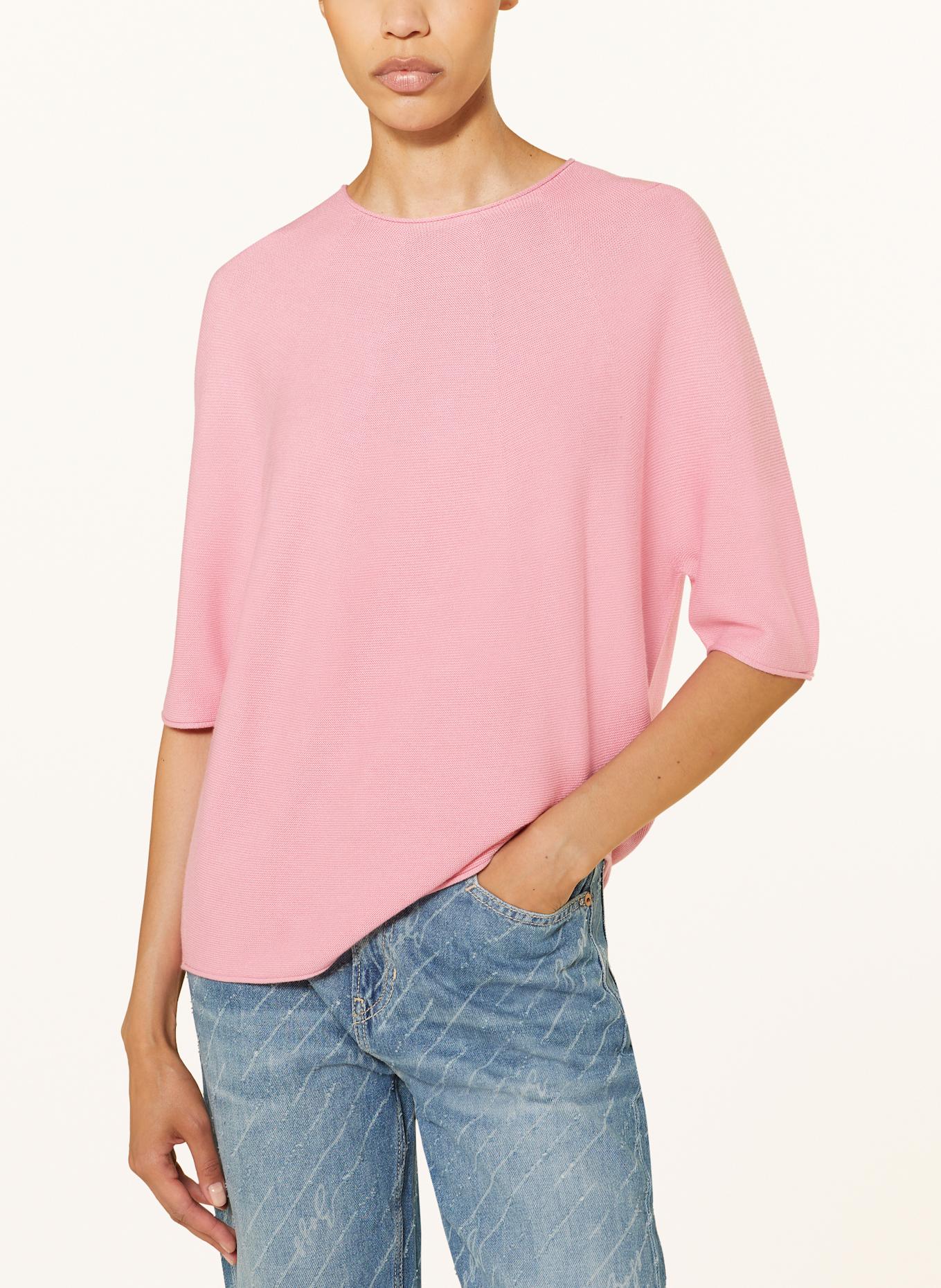 BOSS Pullover FLAMBERS mit 3/4-Arm: ROSA