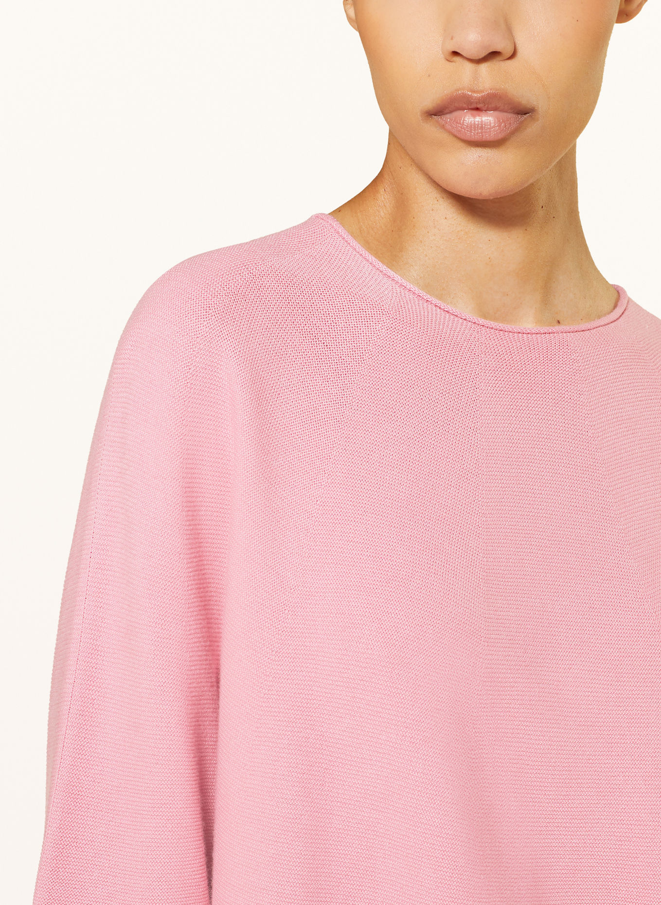 BOSS Pullover FLAMBERS mit 3/4-Arm: ROSA