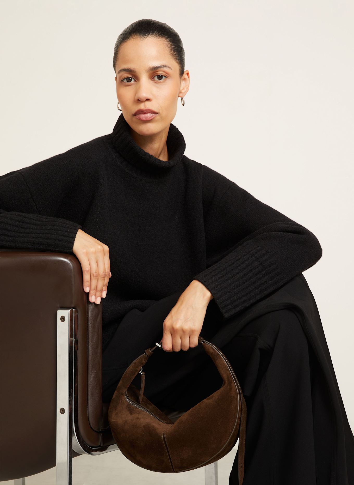 Proenza Schouler Schultertasche SLIDE BAG: DUNKELBRAUN