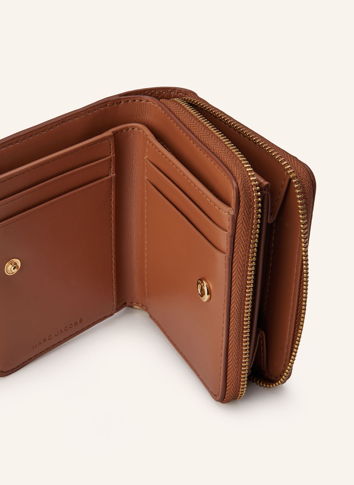 MARC JACOBS Geldbörse THE MINI COMPACT WALLET: BRAUN