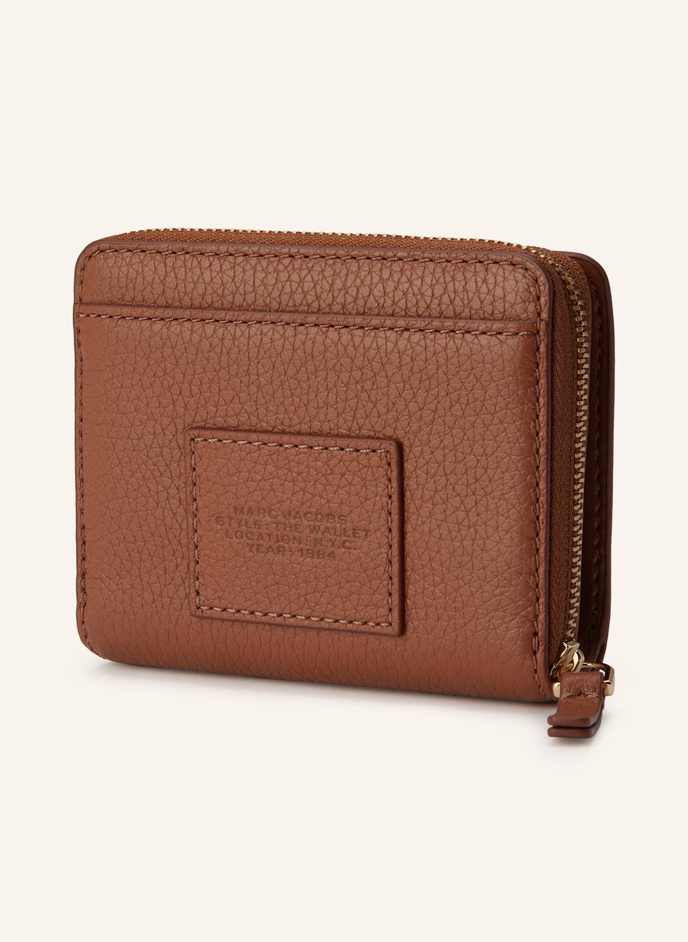 MARC JACOBS Geldbörse THE MINI COMPACT WALLET: BRAUN