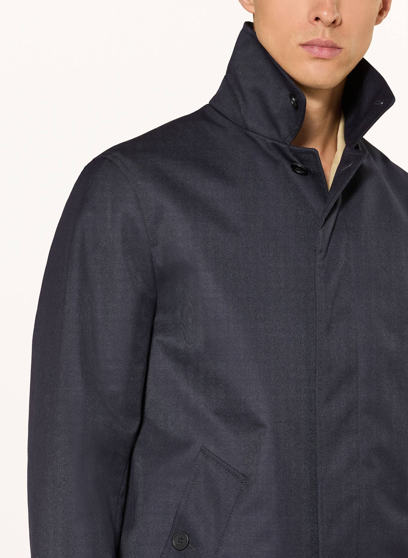 SANDRO Mantel: DUNKELBLAU