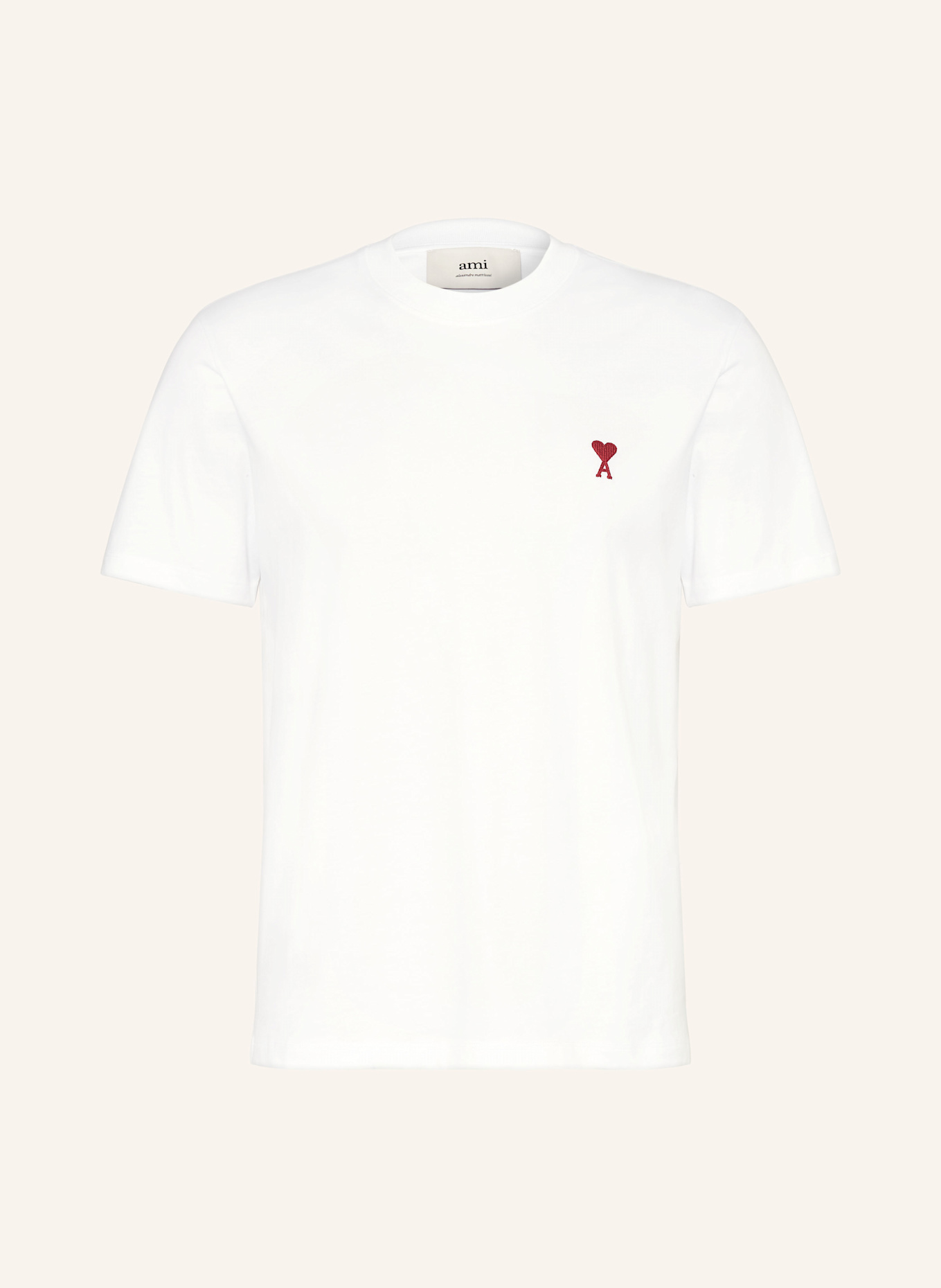 AMI PARIS T-Shirt: WEISS